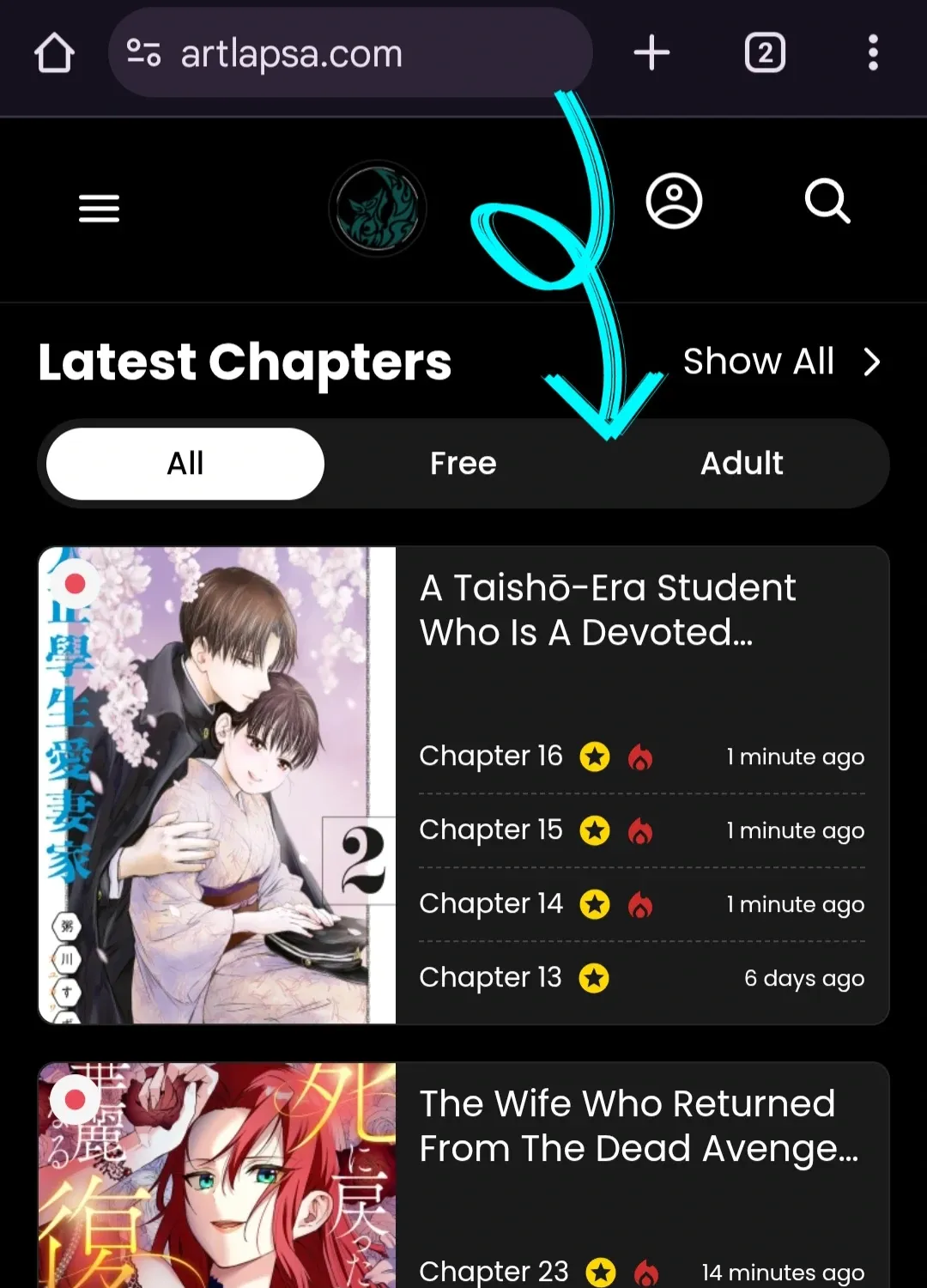 A Taishō-era student who is a devoted husband Chapter 5 page 1 - 