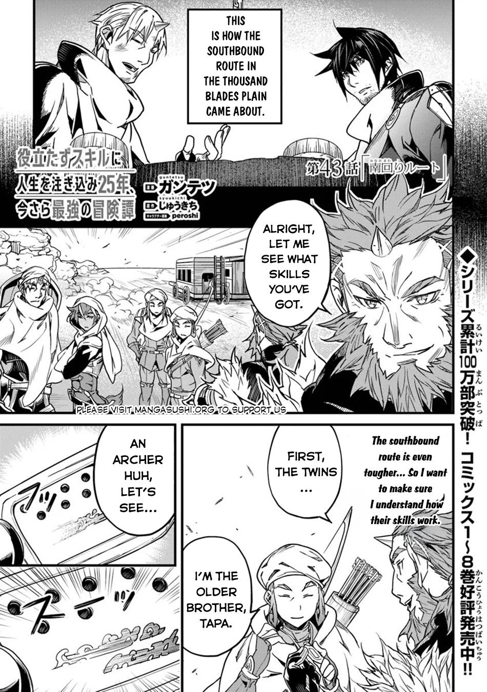 A Tale of Adventure About Pouring 25 Years of Life Into a Useless Skill And Now It Being the Strongest Chapter 43 page 2 - 