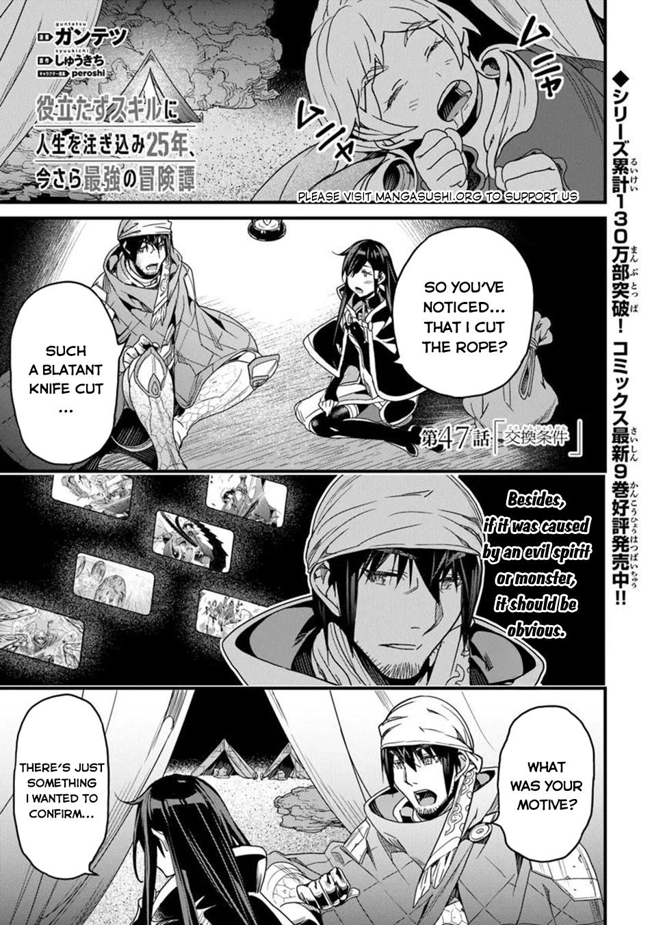 A Tale of Adventure About Pouring 25 Years of Life Into a Useless Skill And Now It Being the Strongest Chapter 47 page 2 - 