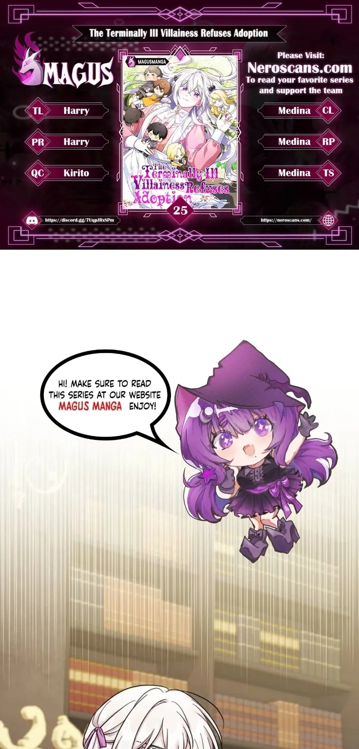 A Terminally Ill Villainess Refuses to Be Adopted Chapter 25 page 1 - 