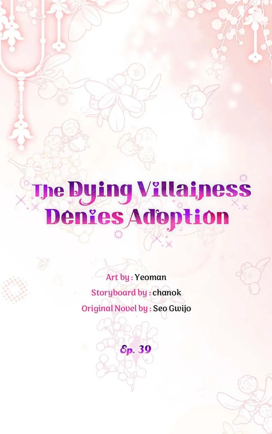 A Terminally Ill Villainess Refuses to Be Adopted Chapter 39 page 21 - 