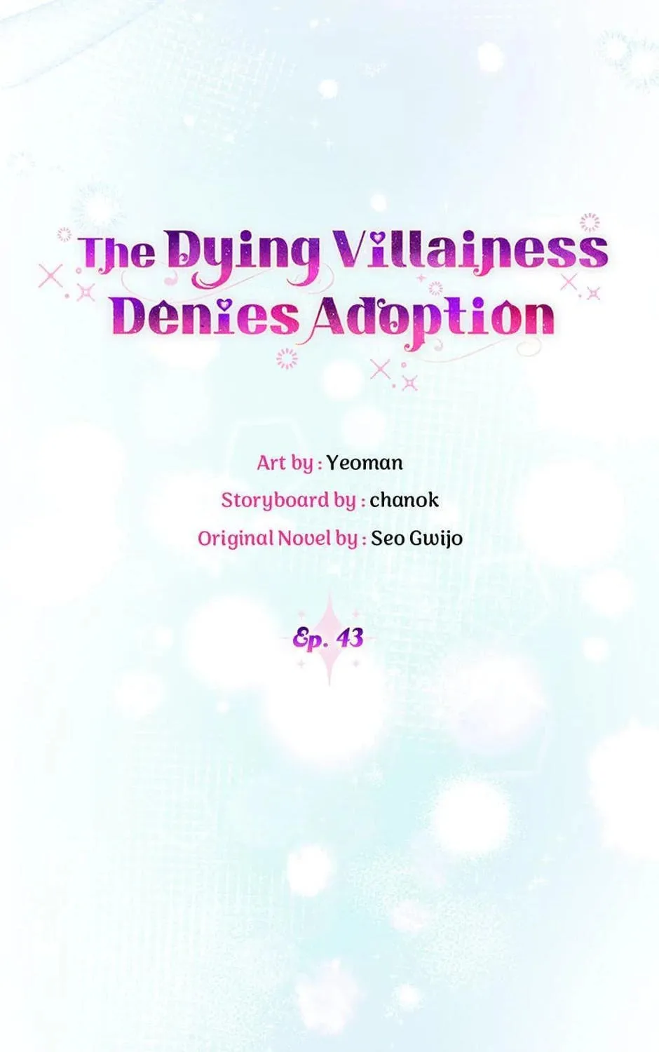 A Terminally Ill Villainess Refuses to Be Adopted Chapter 43 page 27 - 