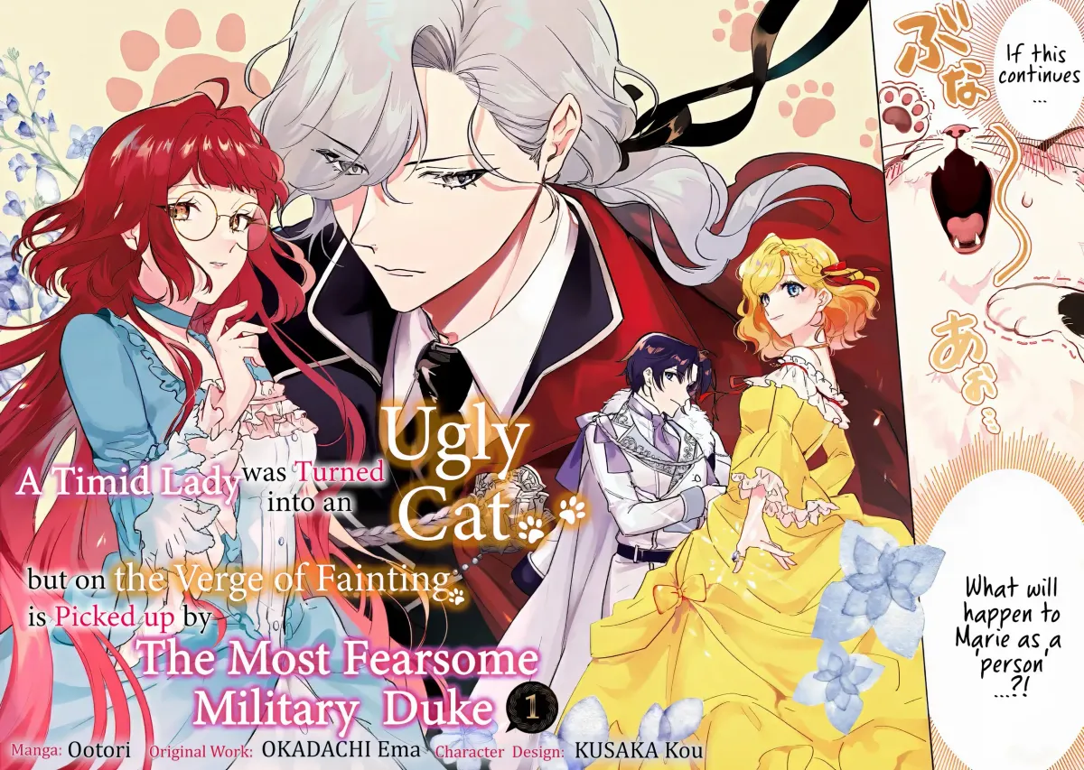 A Timid Lady was Turned into an Ugly Cat, but on the Verge of Fainting is  Picked up by the Most Fearsome Military Duke Chapter 1 page 3 - 