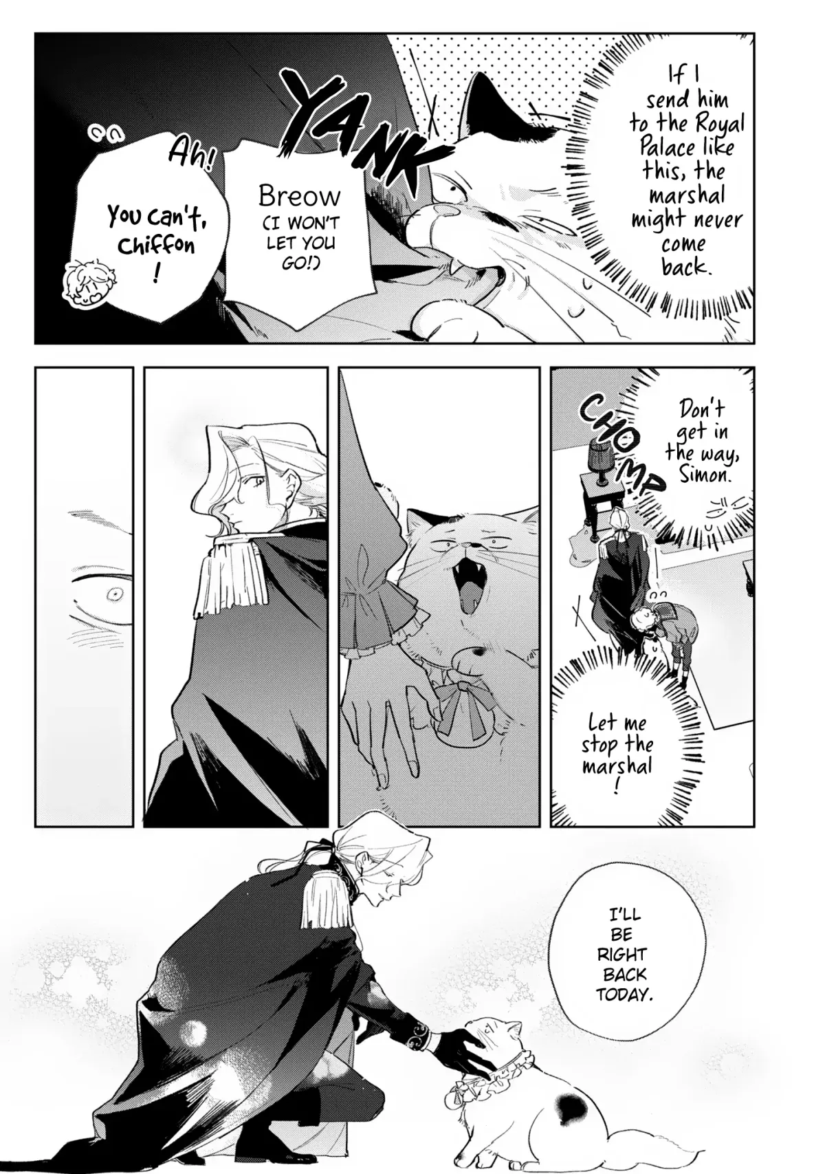 A Timid Lady was Turned into an Ugly Cat, but on the Verge of Fainting is  Picked up by the Most Fearsome Military Duke Chapter 10 page 13 - 