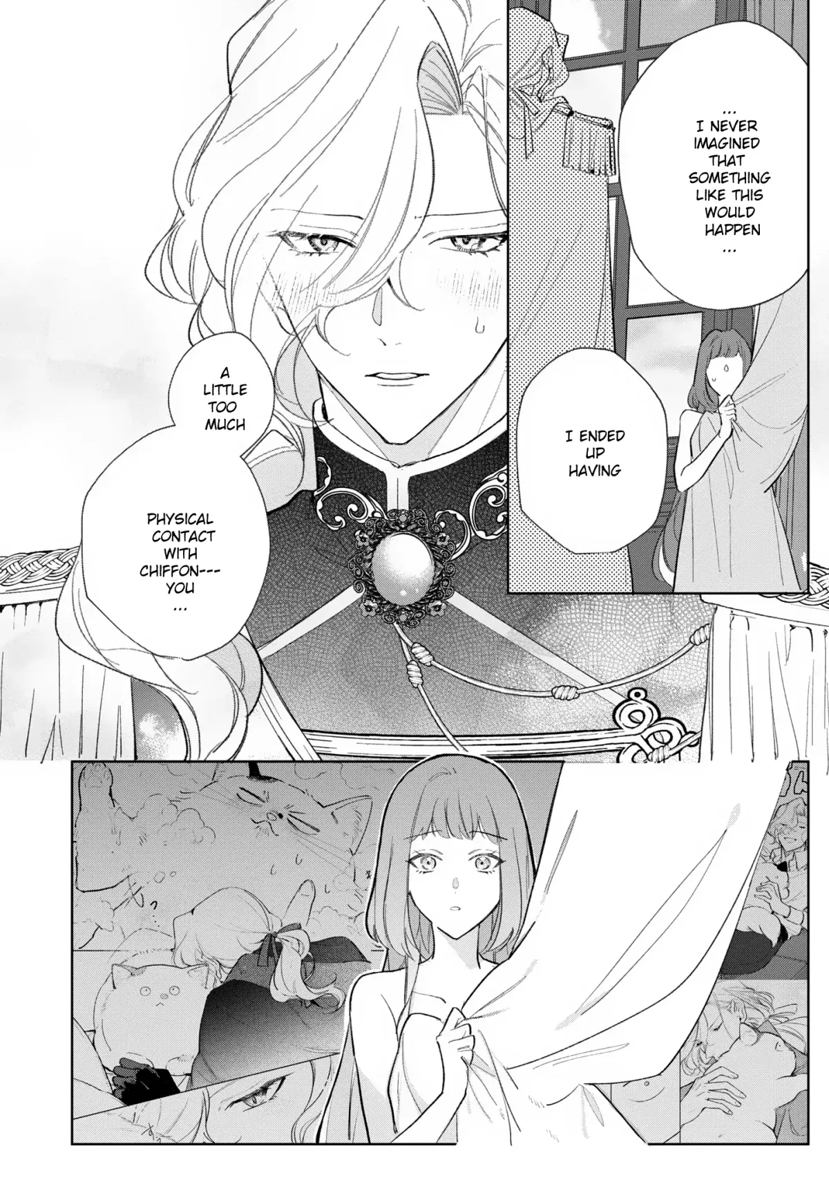A Timid Lady was Turned into an Ugly Cat, but on the Verge of Fainting is  Picked up by the Most Fearsome Military Duke Chapter 10 page 25 - 