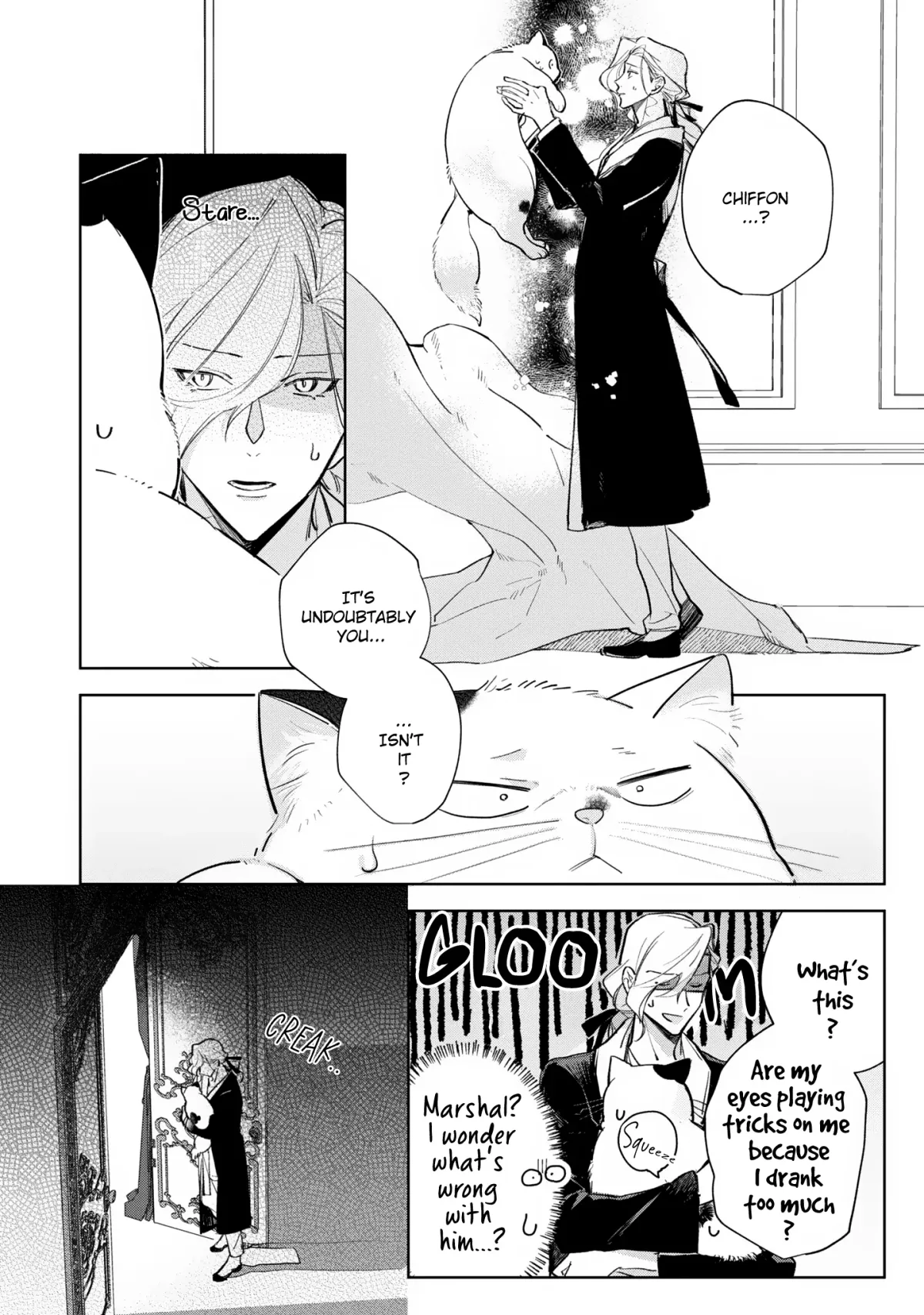 A Timid Lady was Turned into an Ugly Cat, but on the Verge of Fainting is  Picked up by the Most Fearsome Military Duke Chapter 10 page 8 - 
