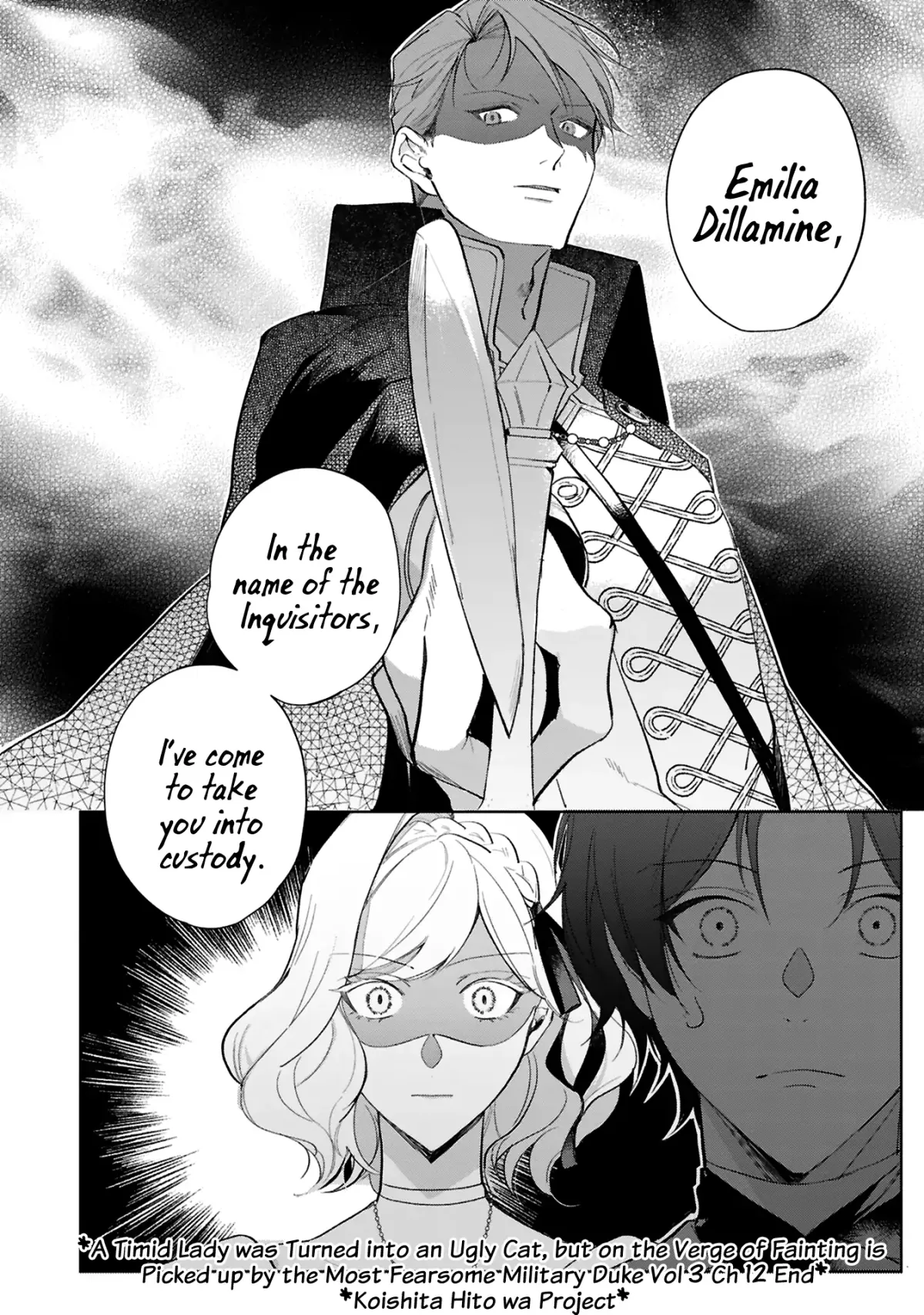 A Timid Lady was Turned into an Ugly Cat, but on the Verge of Fainting is  Picked up by the Most Fearsome Military Duke Chapter 12 page 33 - 