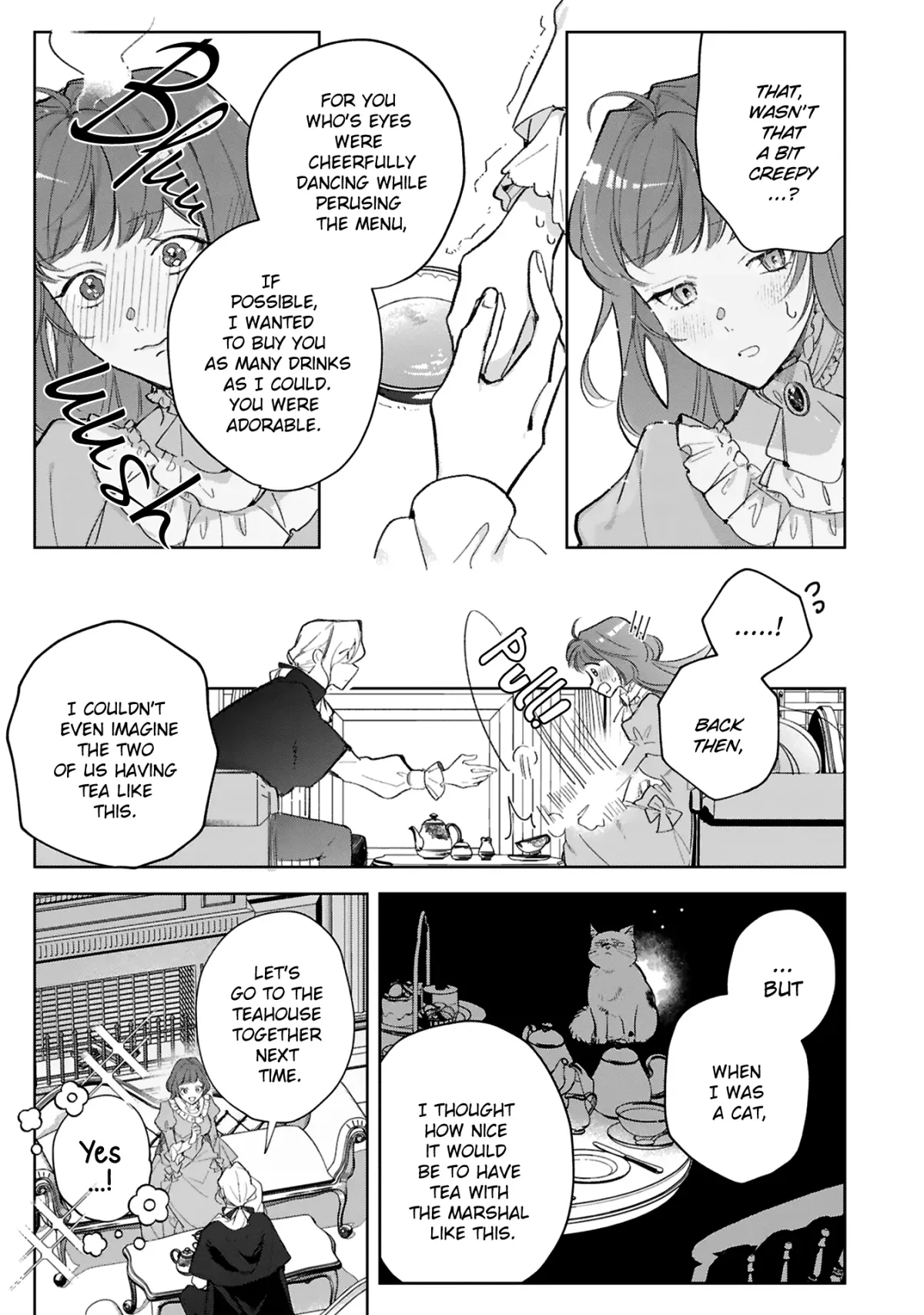 A Timid Lady was Turned into an Ugly Cat, but on the Verge of Fainting is  Picked up by the Most Fearsome Military Duke Chapter 13 page 31 - 