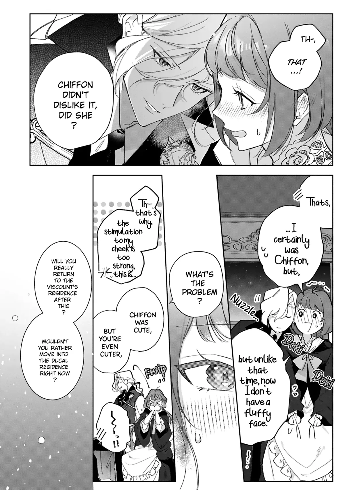 A Timid Lady was Turned into an Ugly Cat, but on the Verge of Fainting is  Picked up by the Most Fearsome Military Duke Chapter 14 page 18 - 