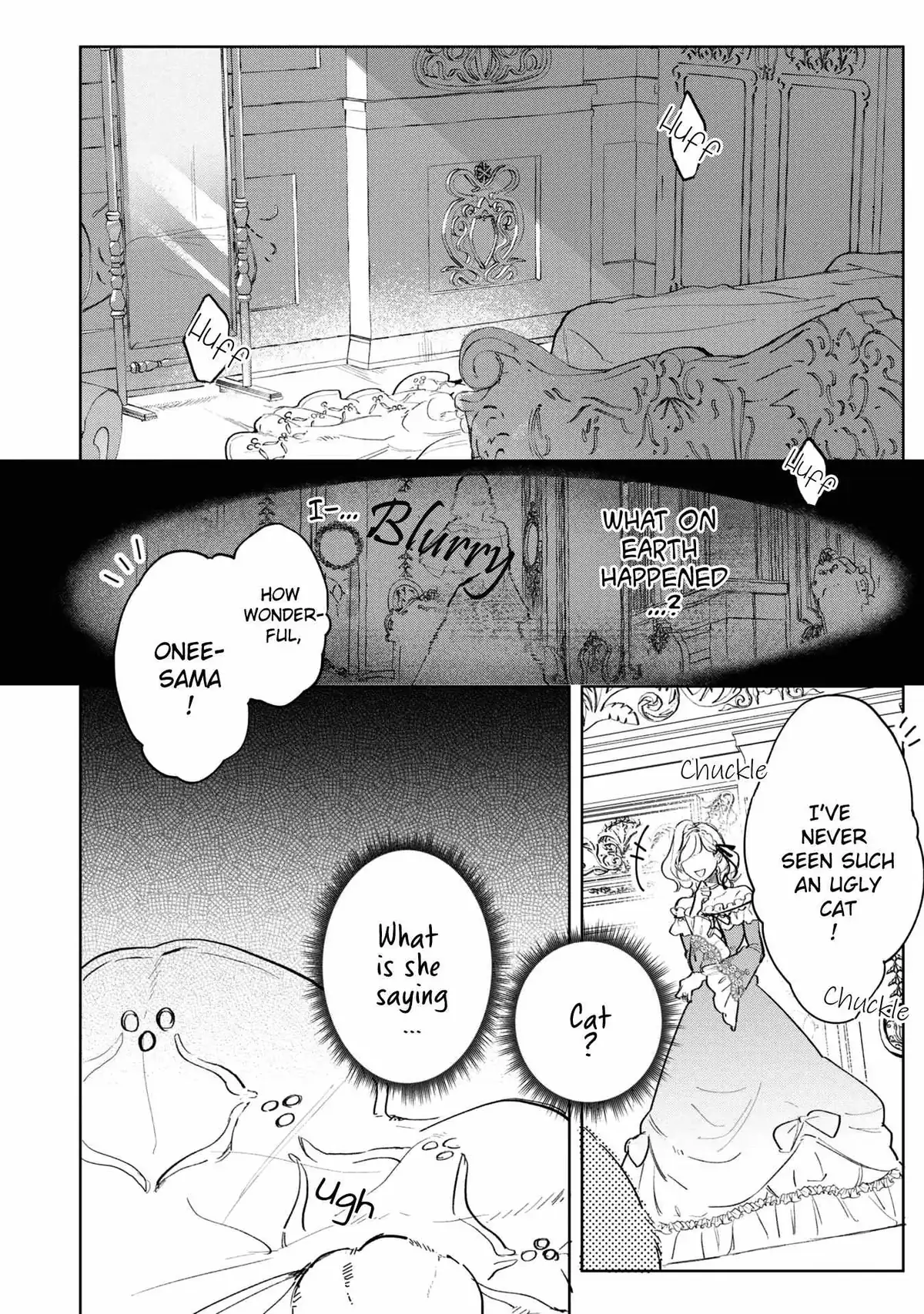 A Timid Lady was Turned into an Ugly Cat, but on the Verge of Fainting is  Picked up by the Most Fearsome Military Duke Chapter 3 page 11 - 
