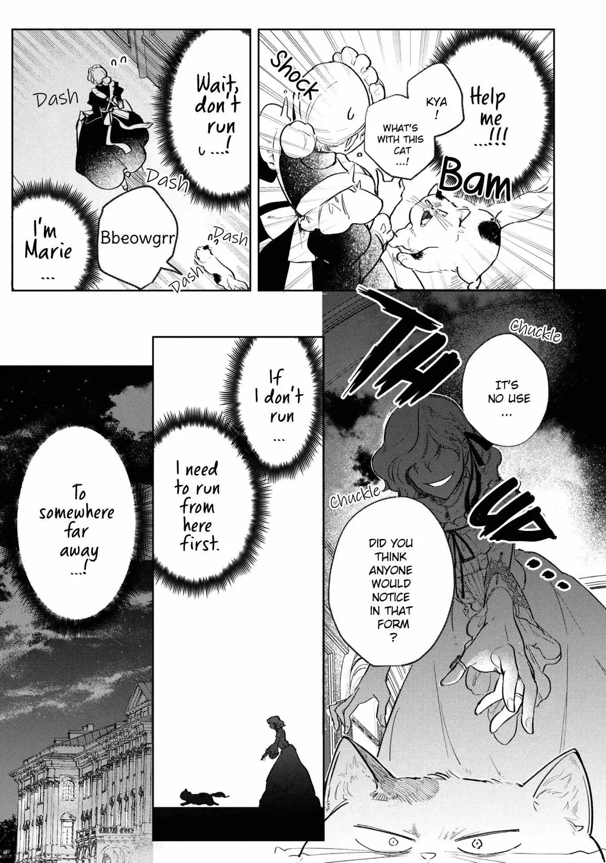 A Timid Lady was Turned into an Ugly Cat, but on the Verge of Fainting is  Picked up by the Most Fearsome Military Duke Chapter 3 page 16 - 