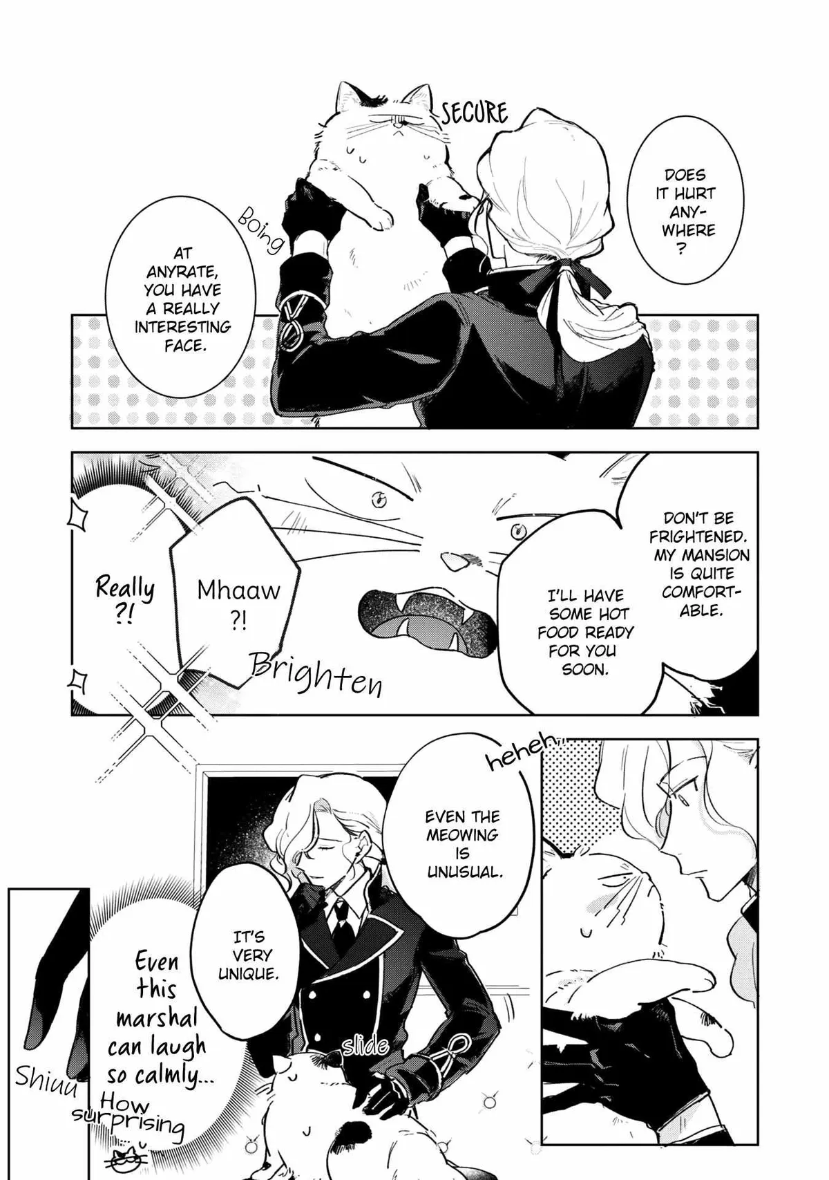 A Timid Lady was Turned into an Ugly Cat, but on the Verge of Fainting is  Picked up by the Most Fearsome Military Duke Chapter 3 page 28 - 