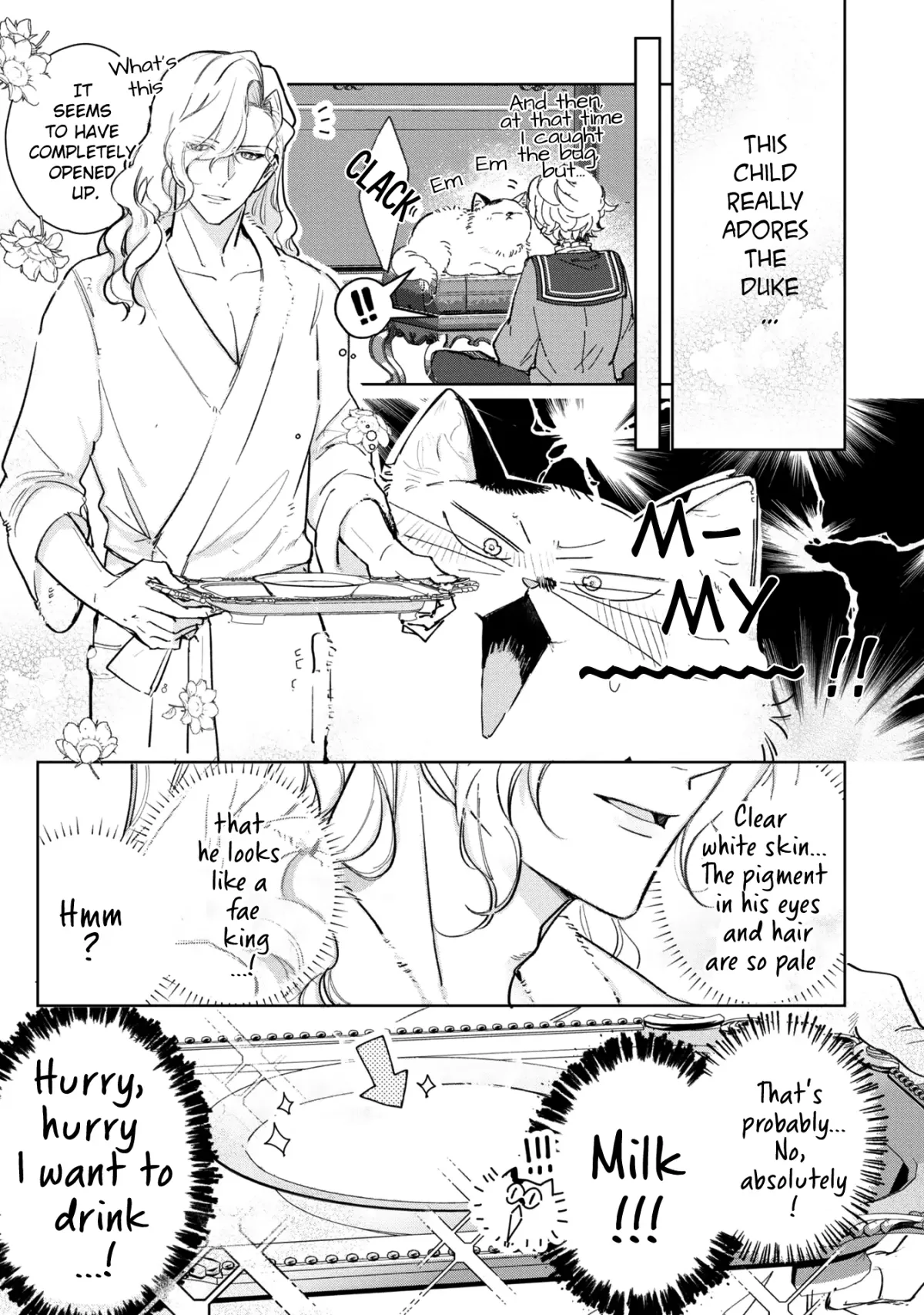 A Timid Lady was Turned into an Ugly Cat, but on the Verge of Fainting is  Picked up by the Most Fearsome Military Duke Chapter 4 page 13 - 