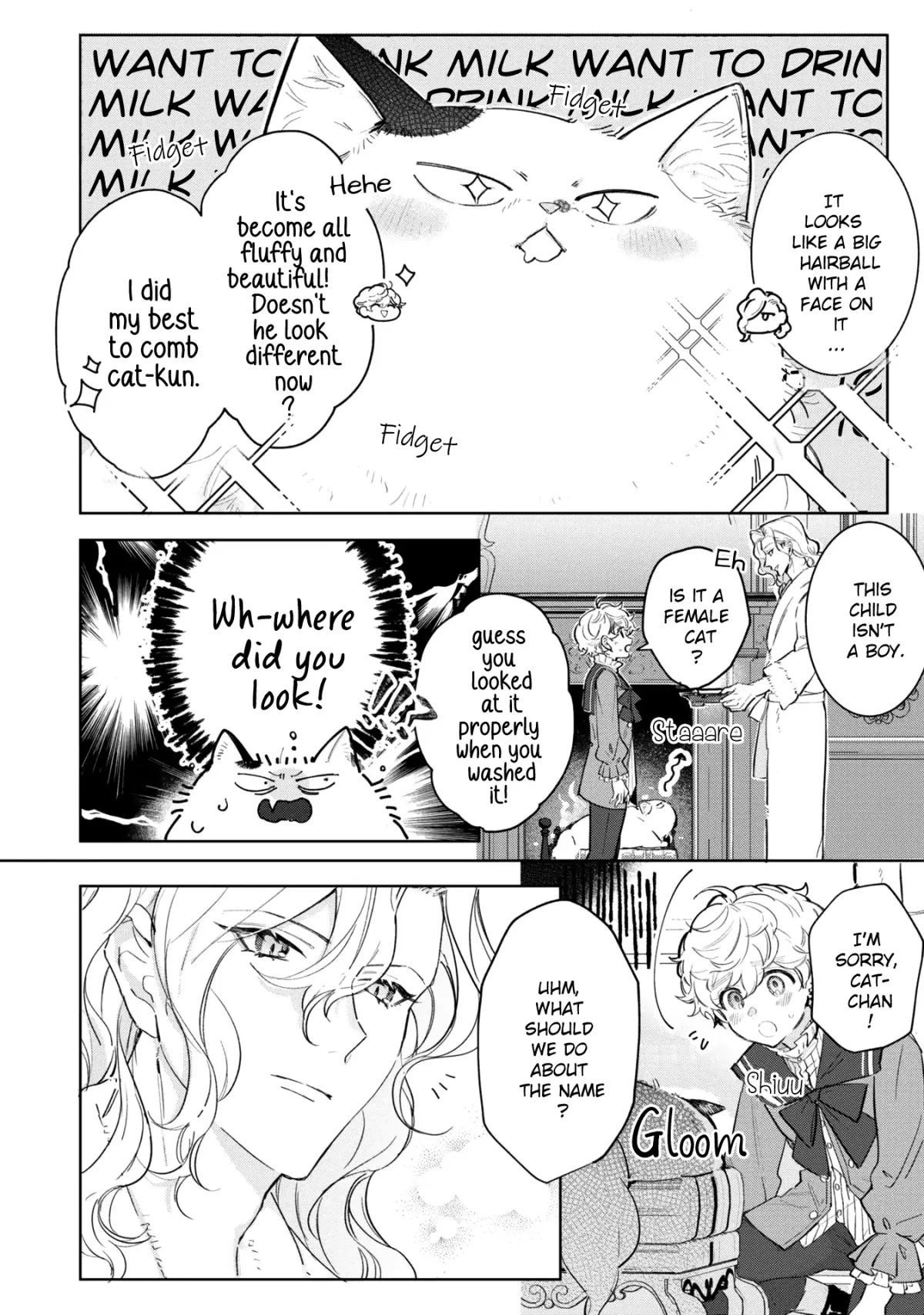 A Timid Lady was Turned into an Ugly Cat, but on the Verge of Fainting is  Picked up by the Most Fearsome Military Duke Chapter 4 page 14 - 