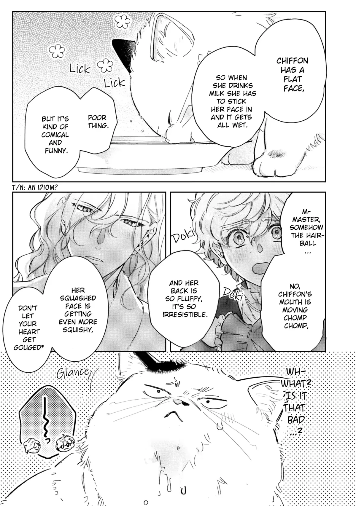 A Timid Lady was Turned into an Ugly Cat, but on the Verge of Fainting is  Picked up by the Most Fearsome Military Duke Chapter 4 page 17 - 