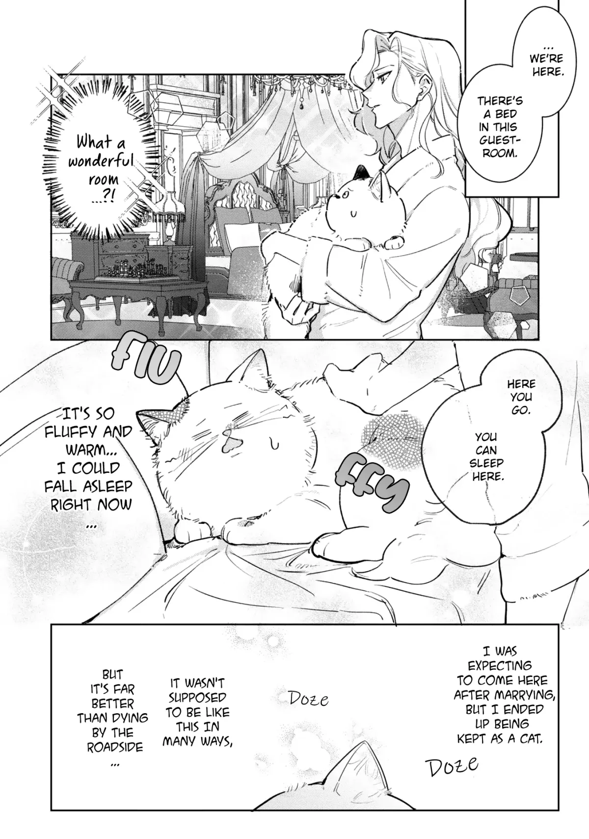 A Timid Lady was Turned into an Ugly Cat, but on the Verge of Fainting is  Picked up by the Most Fearsome Military Duke Chapter 4 page 22 - 