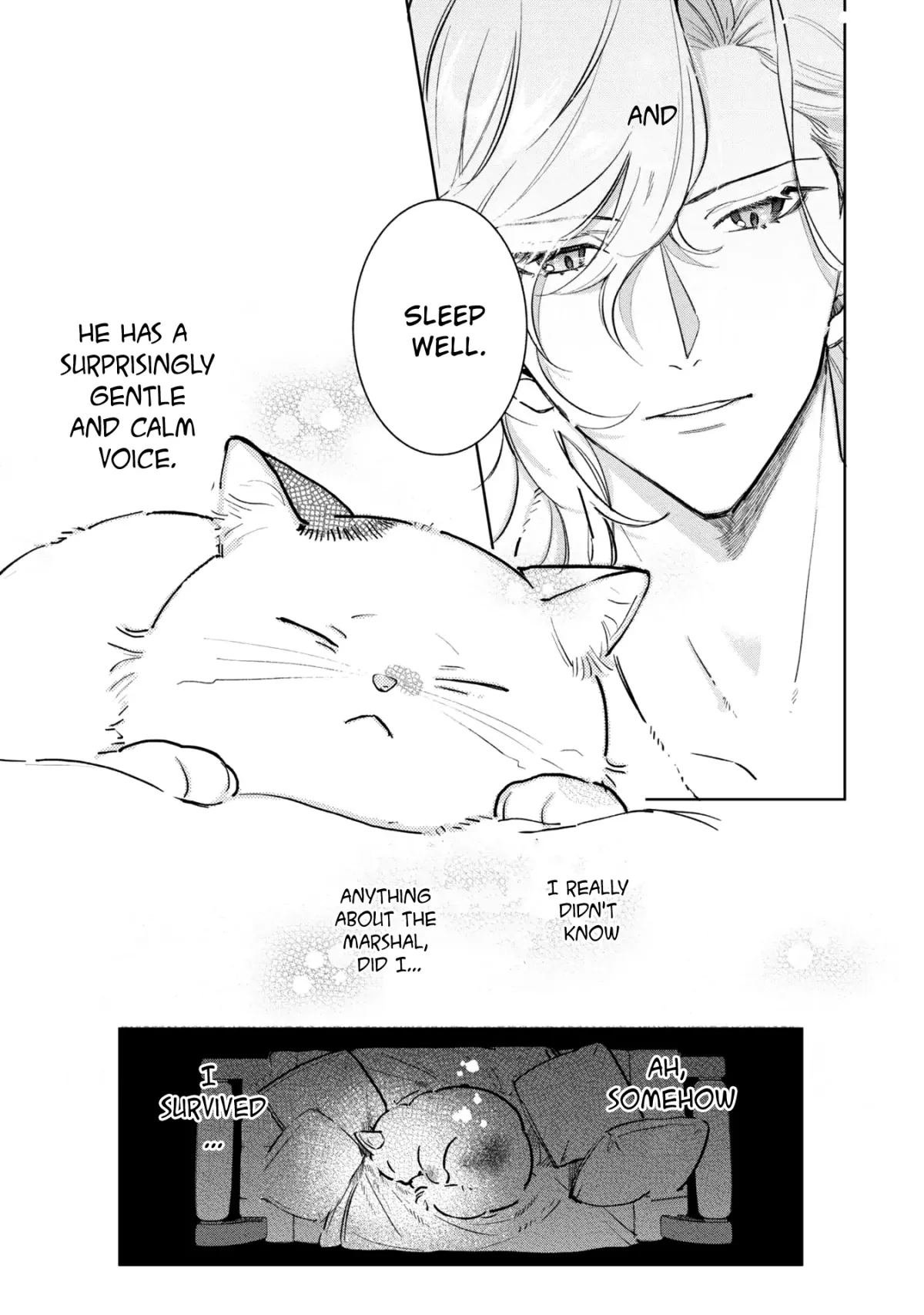 A Timid Lady was Turned into an Ugly Cat, but on the Verge of Fainting is  Picked up by the Most Fearsome Military Duke Chapter 4 page 23 - 