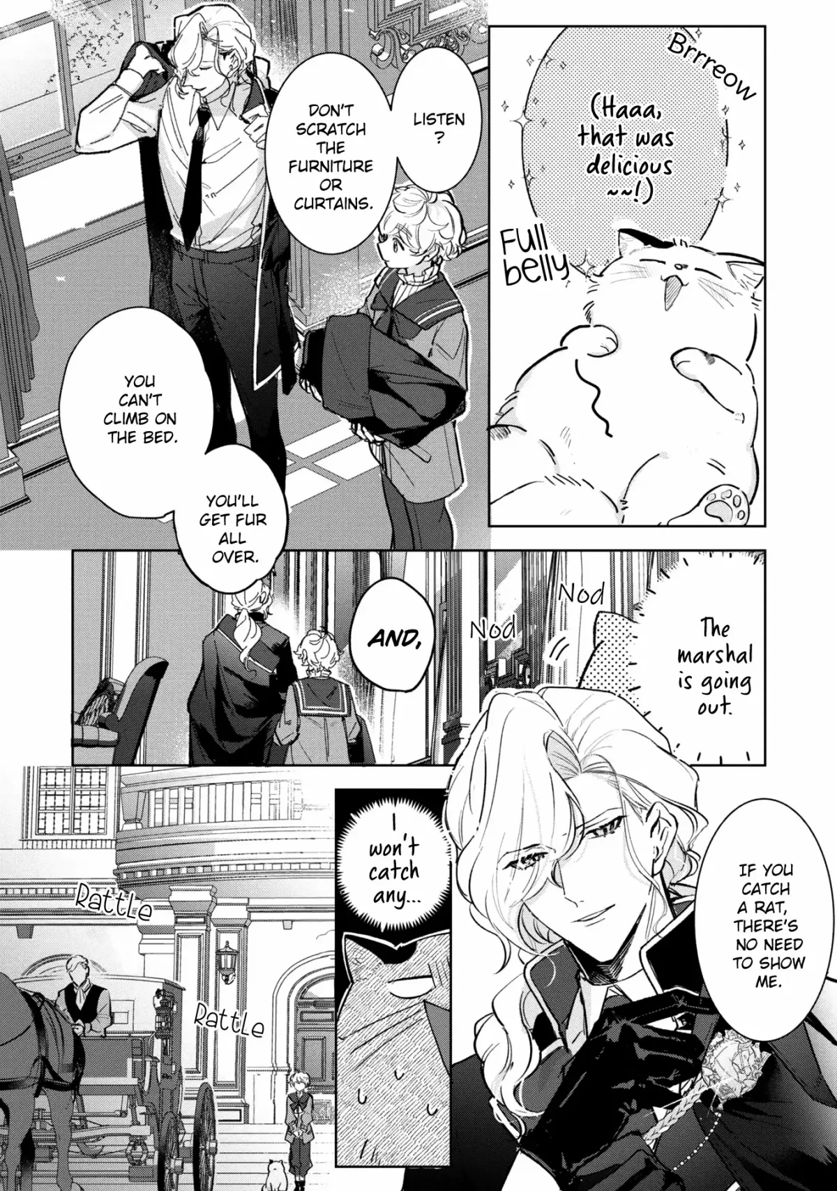 A Timid Lady was Turned into an Ugly Cat, but on the Verge of Fainting is  Picked up by the Most Fearsome Military Duke Chapter 4 page 26 - 