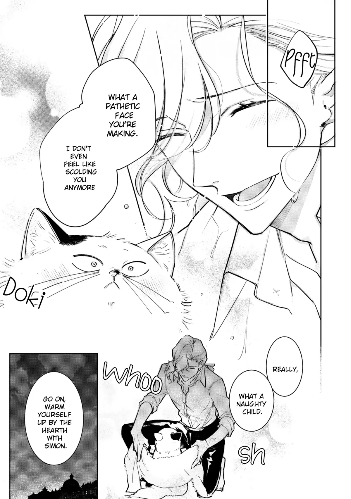 A Timid Lady was Turned into an Ugly Cat, but on the Verge of Fainting is  Picked up by the Most Fearsome Military Duke Chapter 4 page 9 - 