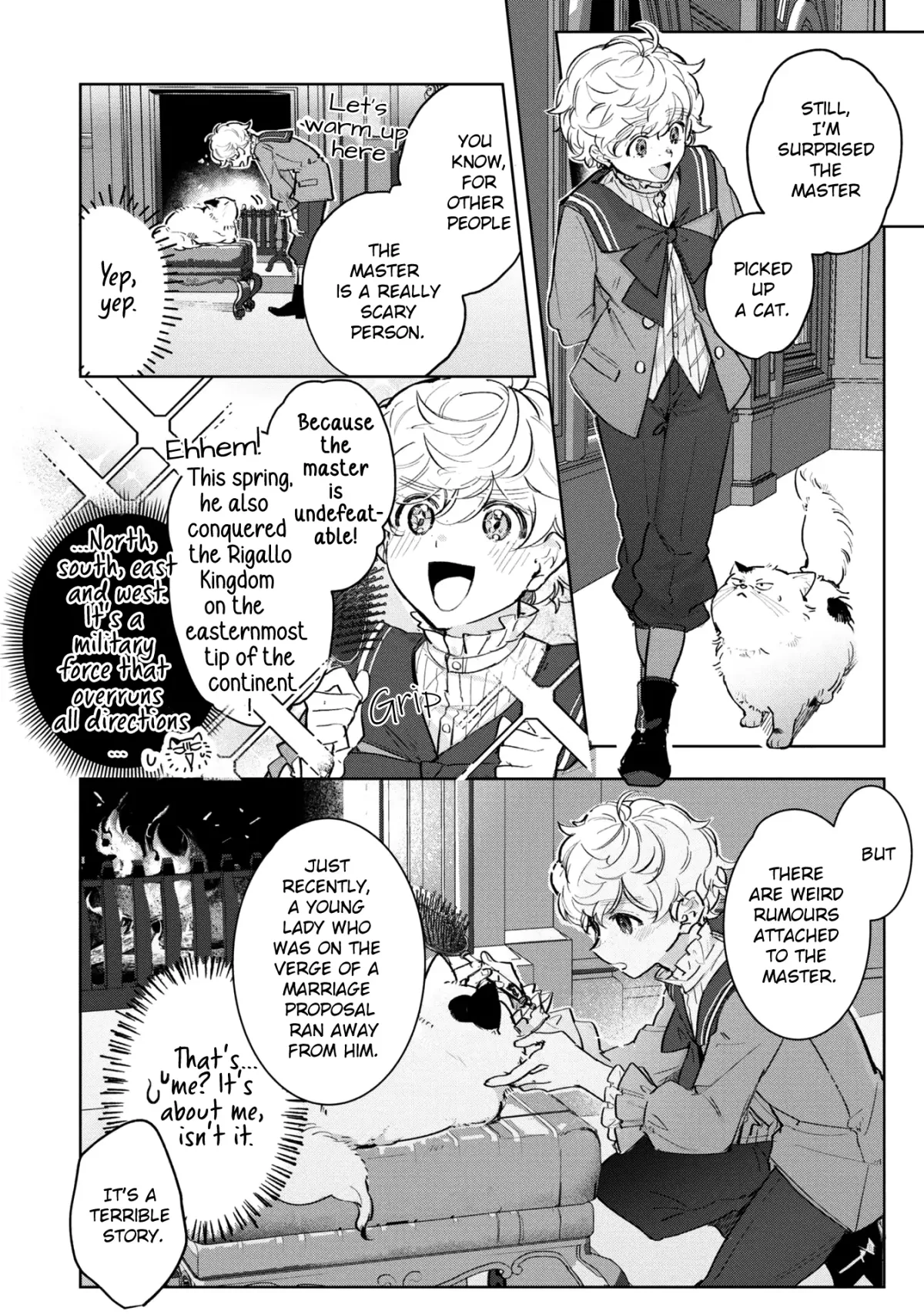 A Timid Lady was Turned into an Ugly Cat, but on the Verge of Fainting is  Picked up by the Most Fearsome Military Duke Chapter 4 page 10 - 