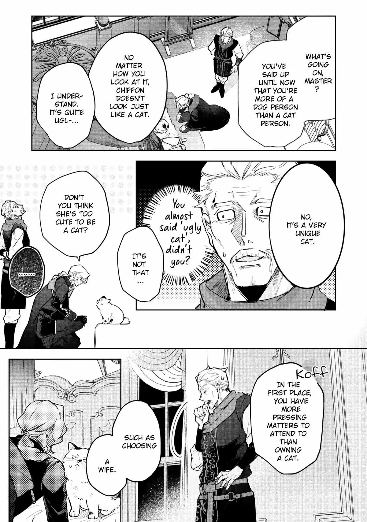 A Timid Lady was Turned into an Ugly Cat, but on the Verge of Fainting is  Picked up by the Most Fearsome Military Duke Chapter 5 page 25 - 