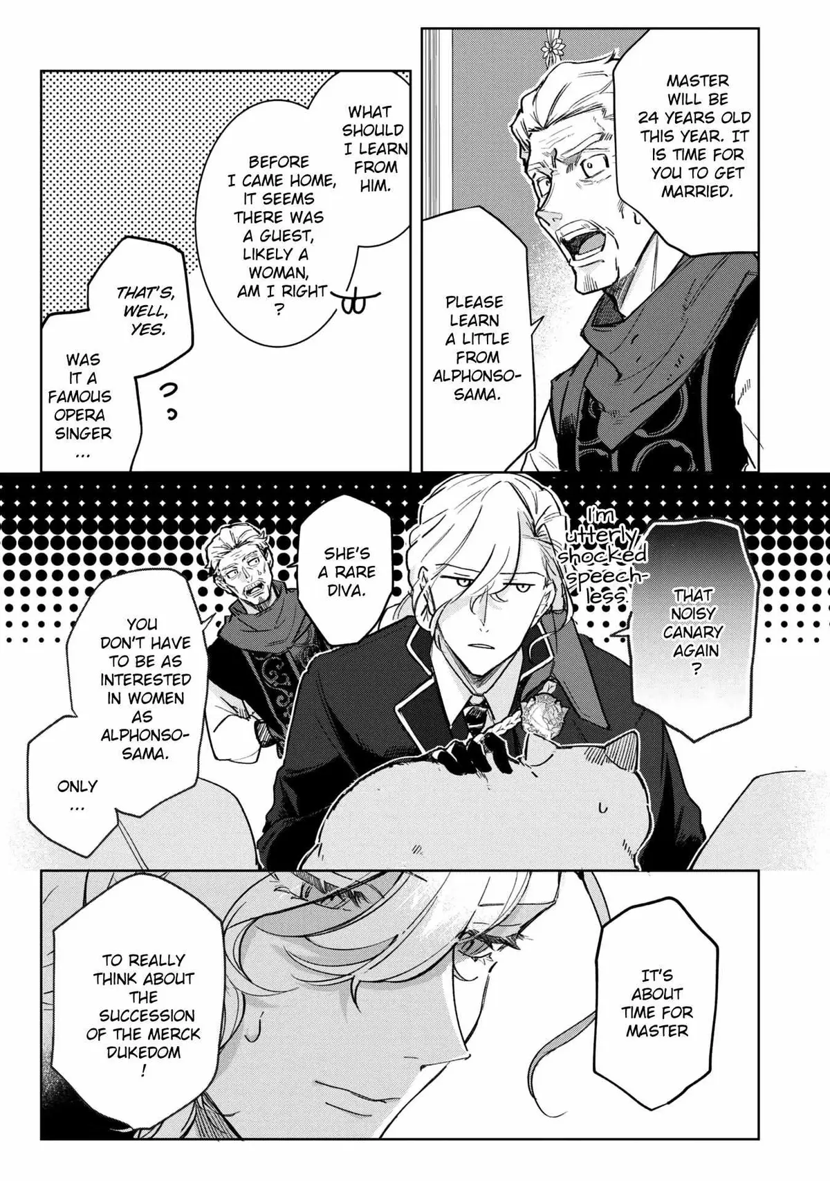 A Timid Lady was Turned into an Ugly Cat, but on the Verge of Fainting is  Picked up by the Most Fearsome Military Duke Chapter 5 page 27 - 
