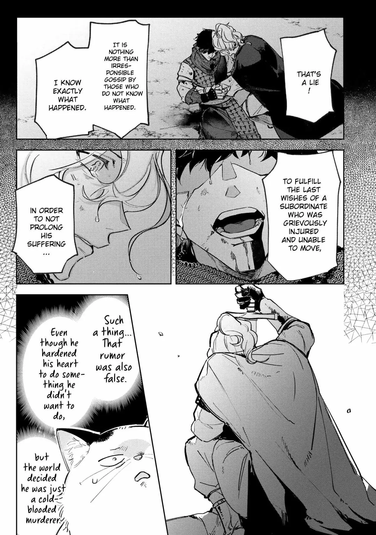 A Timid Lady was Turned into an Ugly Cat, but on the Verge of Fainting is  Picked up by the Most Fearsome Military Duke Chapter 5 page 29 - 