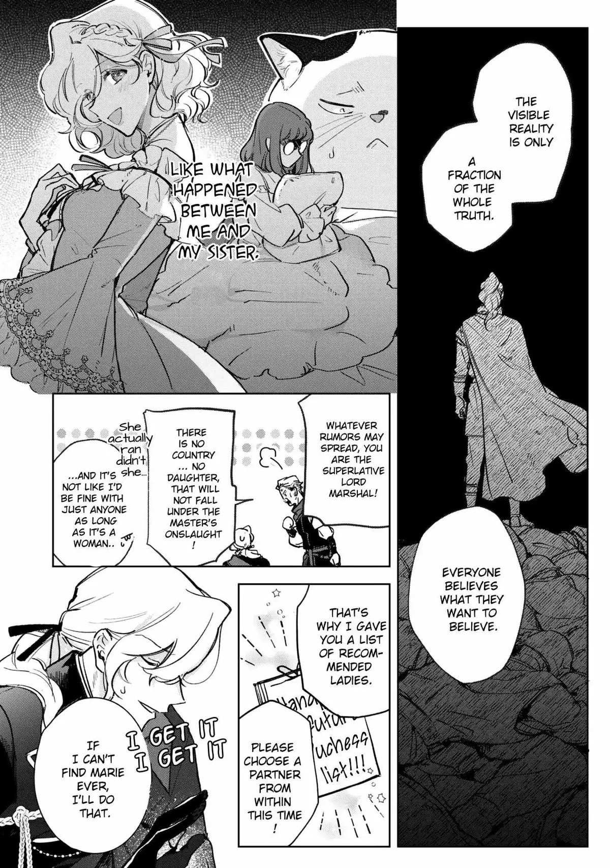 A Timid Lady was Turned into an Ugly Cat, but on the Verge of Fainting is  Picked up by the Most Fearsome Military Duke Chapter 5 page 30 - 