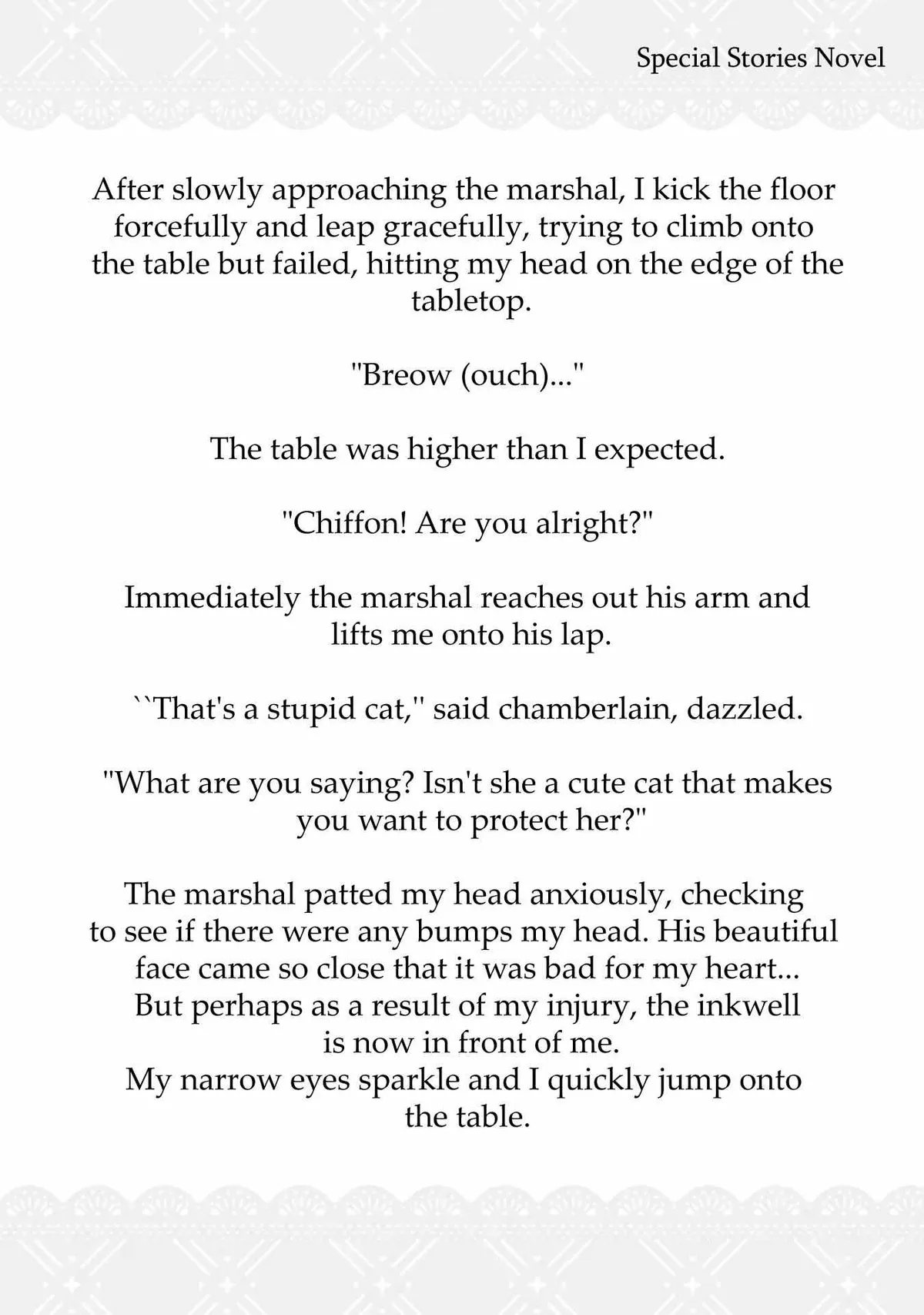 A Timid Lady was Turned into an Ugly Cat, but on the Verge of Fainting is  Picked up by the Most Fearsome Military Duke Chapter 5 page 38 - 