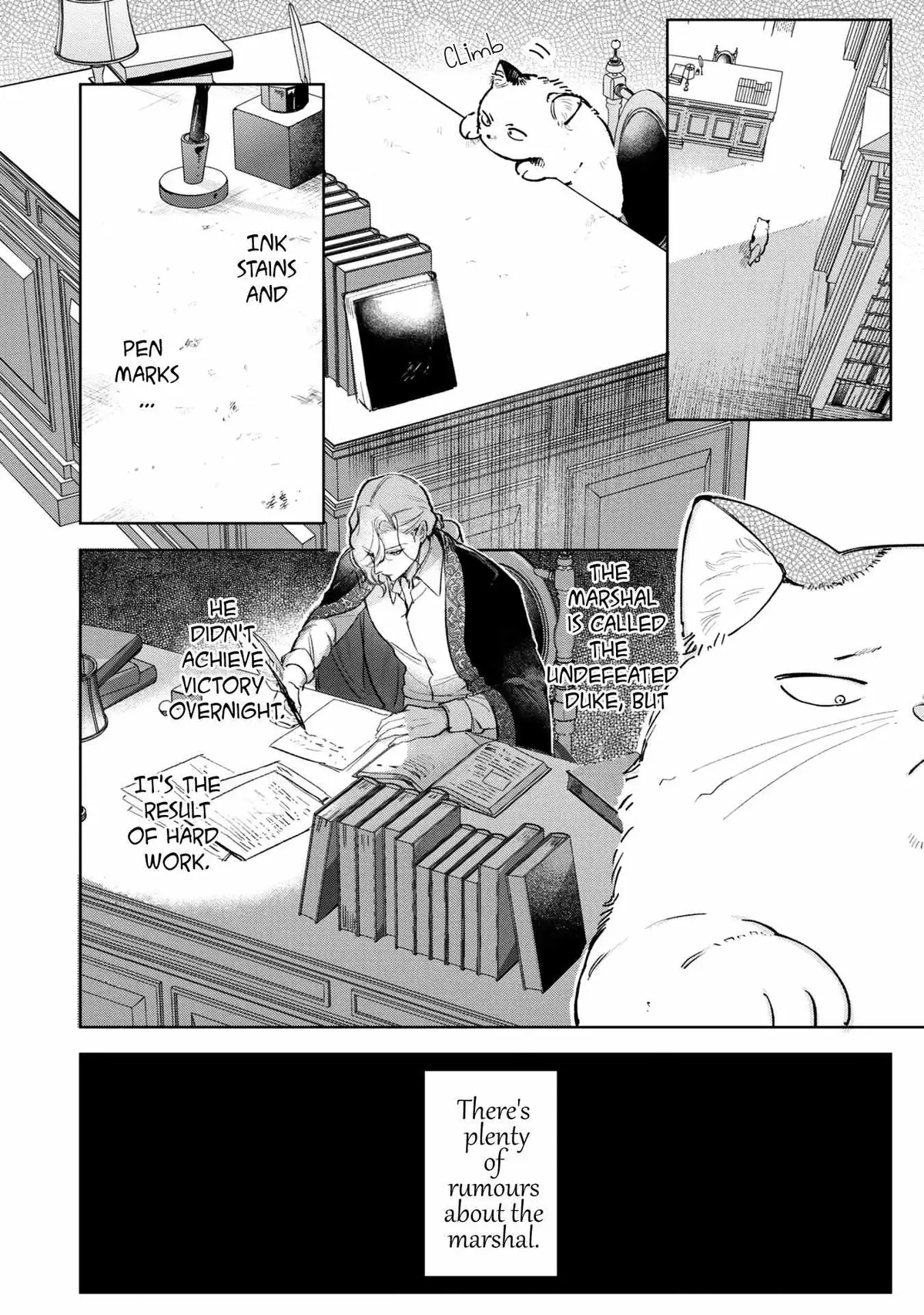 A Timid Lady was Turned into an Ugly Cat, but on the Verge of Fainting is  Picked up by the Most Fearsome Military Duke Chapter 5 page 6 - 