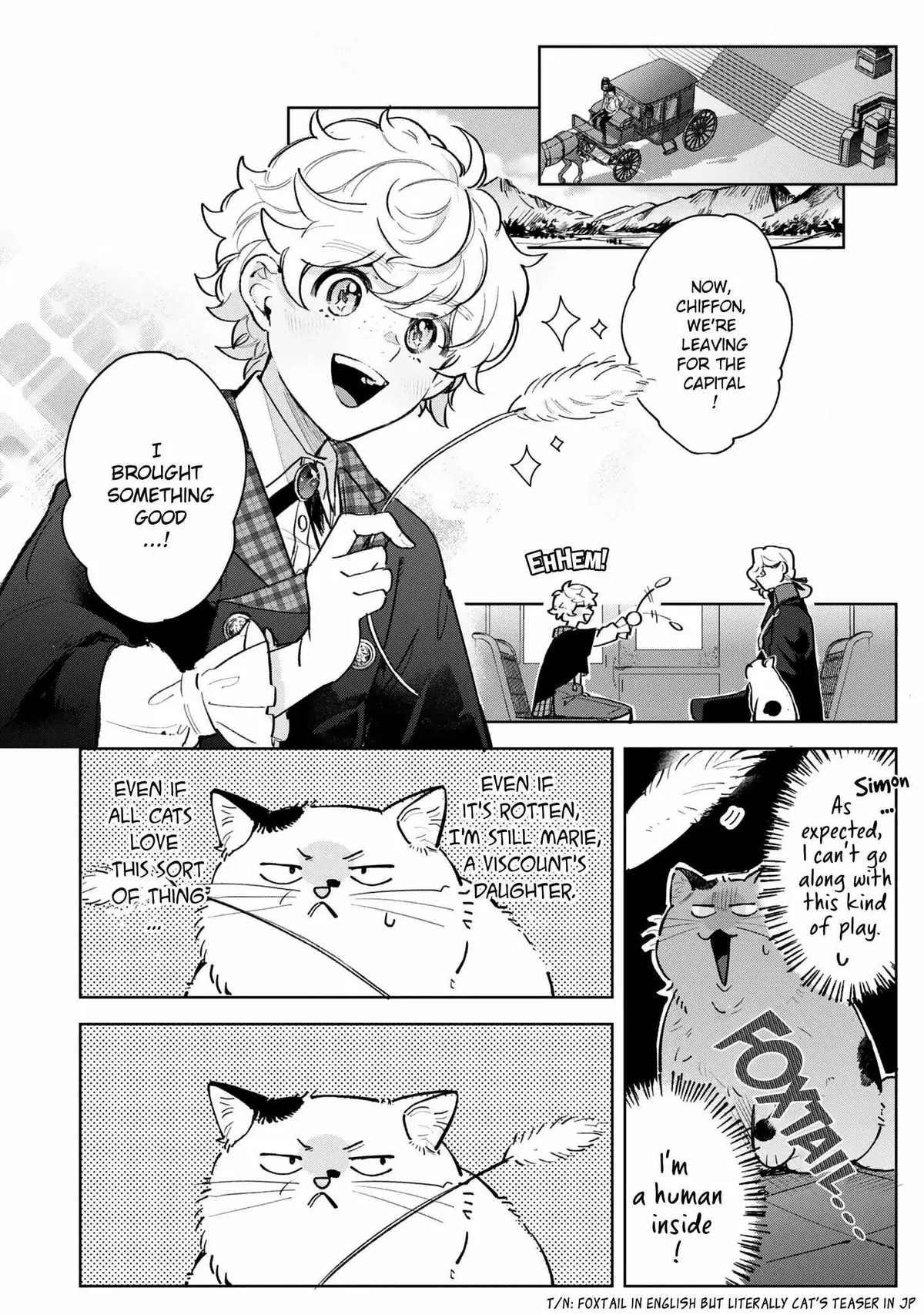 A Timid Lady was Turned into an Ugly Cat, but on the Verge of Fainting is  Picked up by the Most Fearsome Military Duke Chapter 6 page 12 - 
