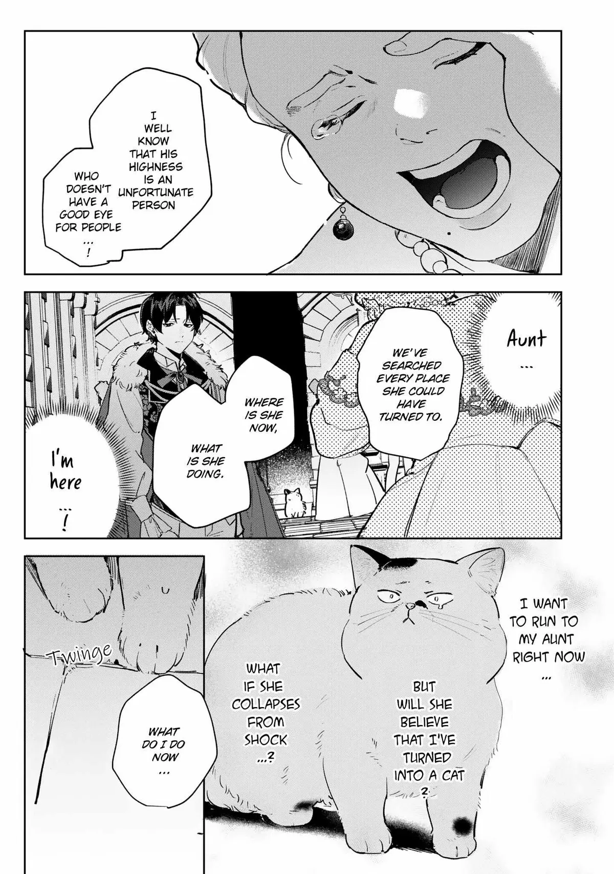 A Timid Lady was Turned into an Ugly Cat, but on the Verge of Fainting is  Picked up by the Most Fearsome Military Duke Chapter 6 page 29 - 
