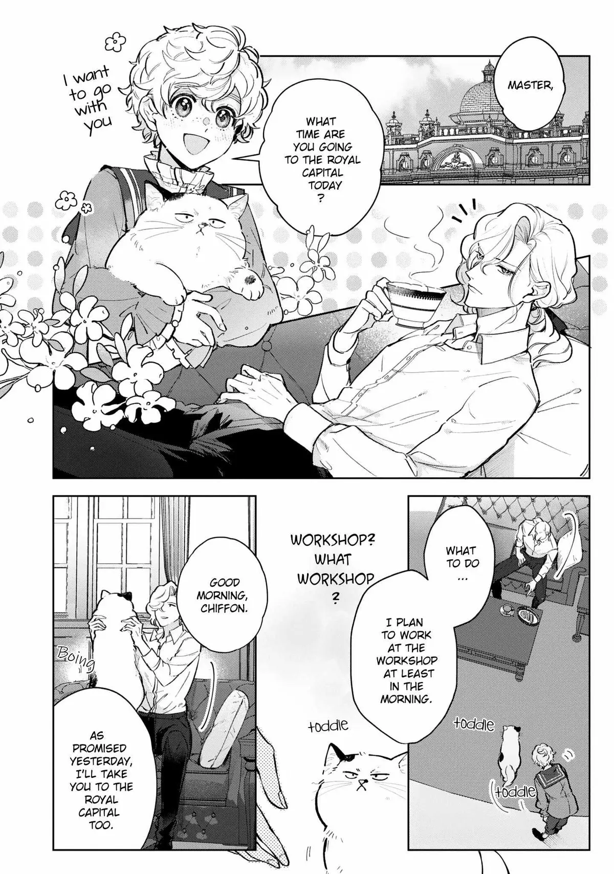 A Timid Lady was Turned into an Ugly Cat, but on the Verge of Fainting is  Picked up by the Most Fearsome Military Duke Chapter 6 page 6 - 