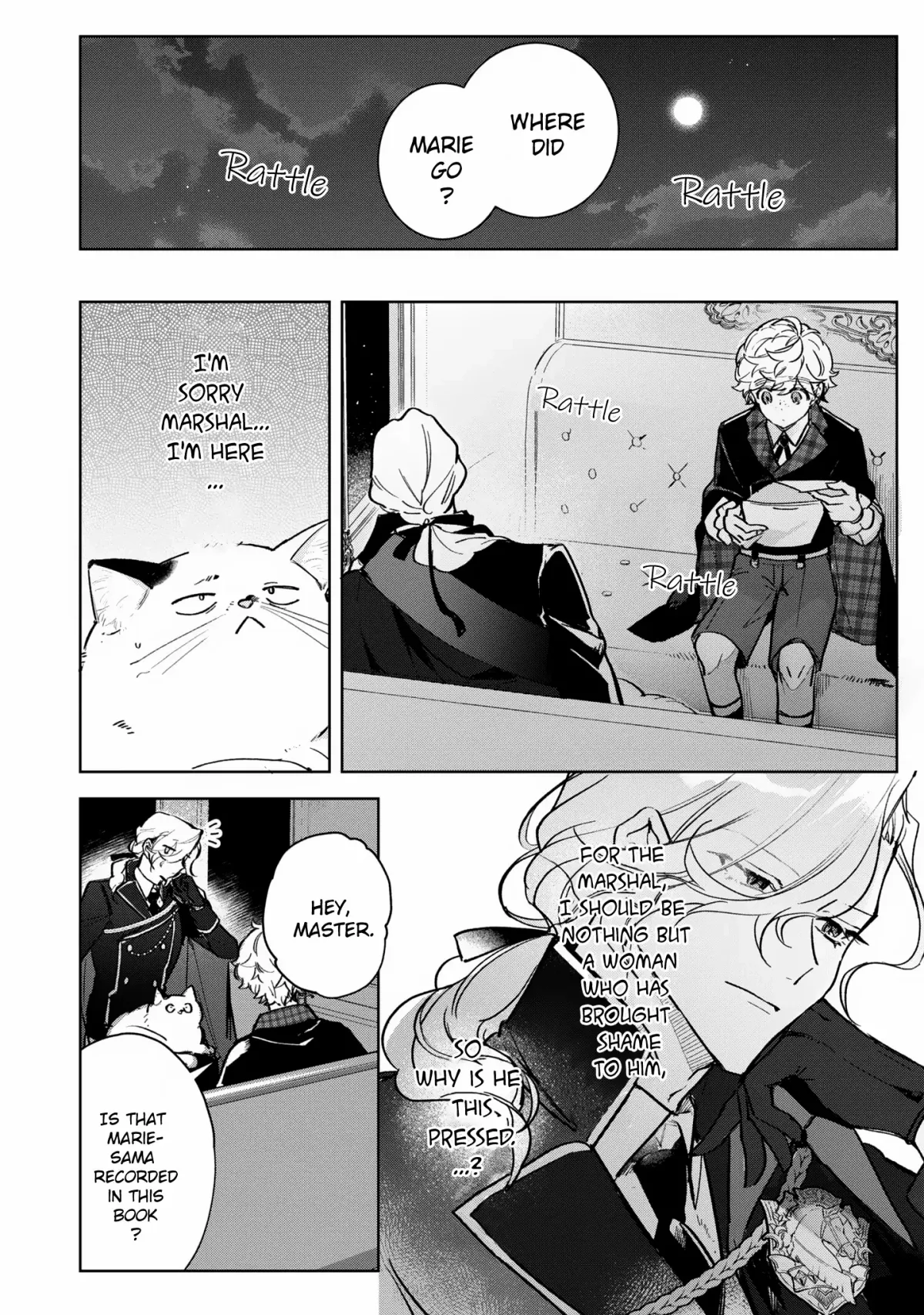 A Timid Lady was Turned into an Ugly Cat, but on the Verge of Fainting is  Picked up by the Most Fearsome Military Duke Chapter 7 page 14 - 