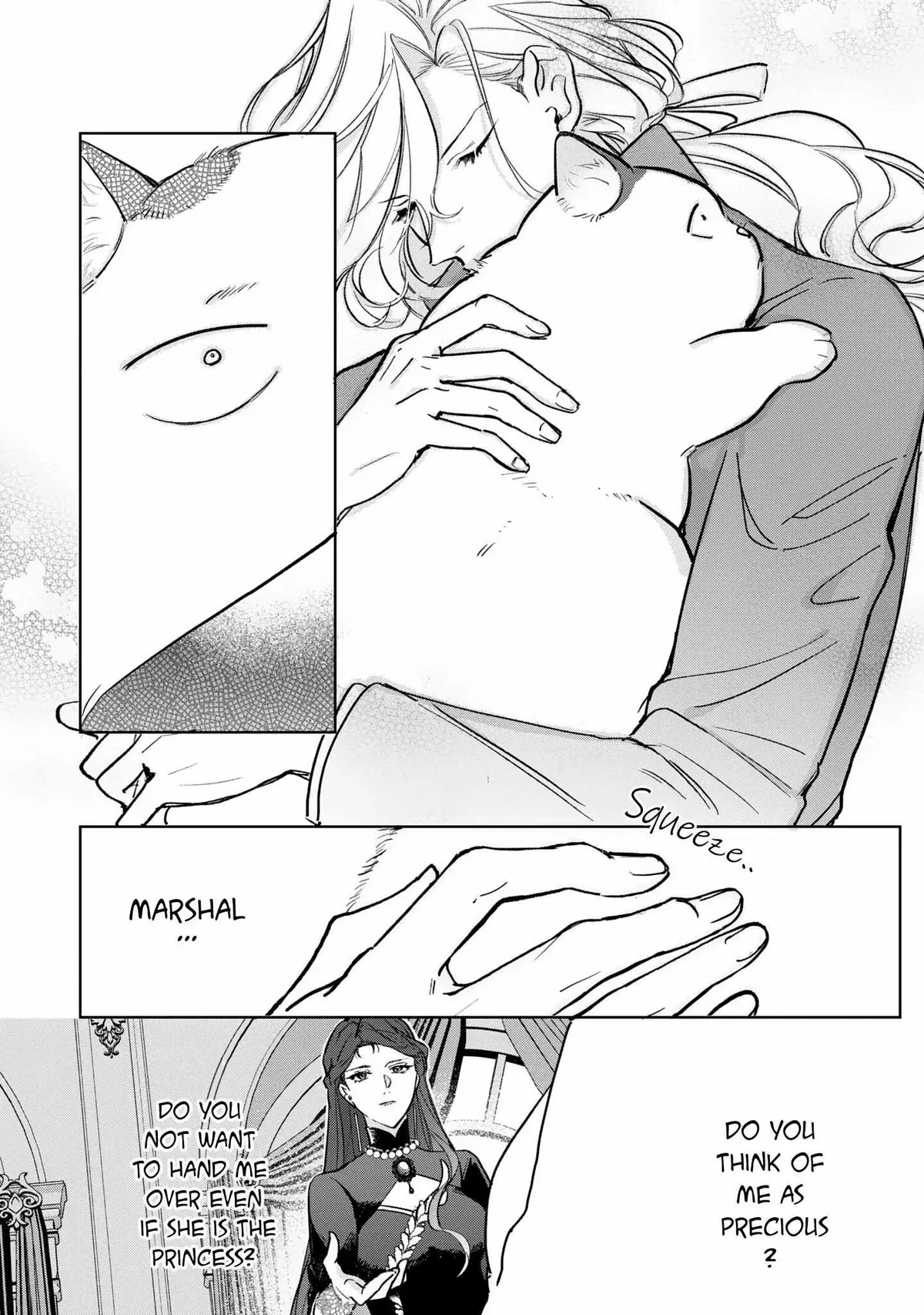 A Timid Lady was Turned into an Ugly Cat, but on the Verge of Fainting is  Picked up by the Most Fearsome Military Duke Chapter 8 page 12 - 
