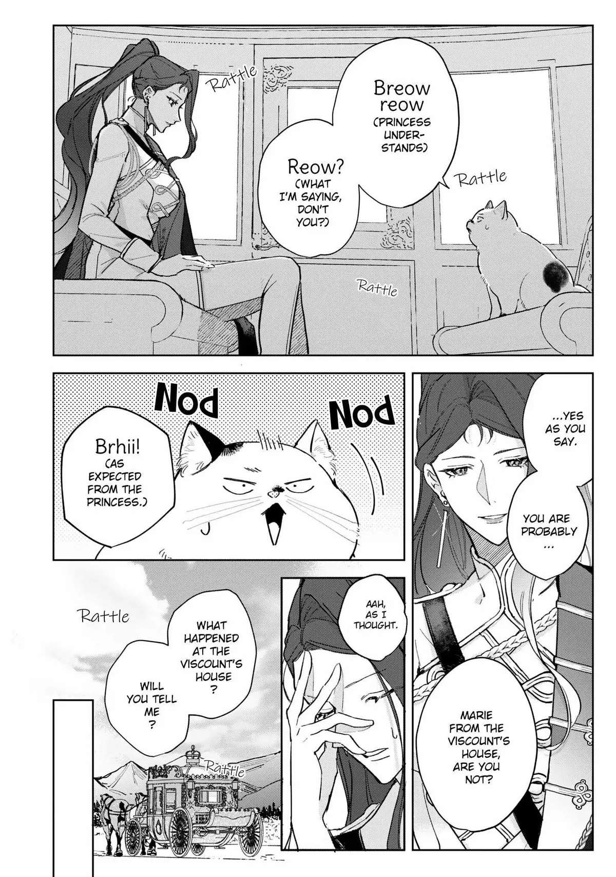 A Timid Lady was Turned into an Ugly Cat, but on the Verge of Fainting is  Picked up by the Most Fearsome Military Duke Chapter 8 page 16 - 