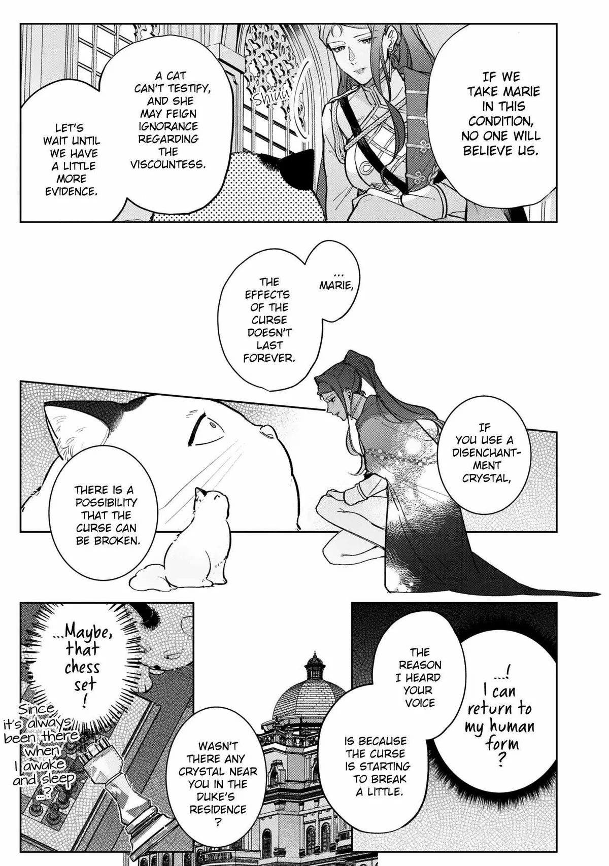 A Timid Lady was Turned into an Ugly Cat, but on the Verge of Fainting is  Picked up by the Most Fearsome Military Duke Chapter 8 page 23 - 