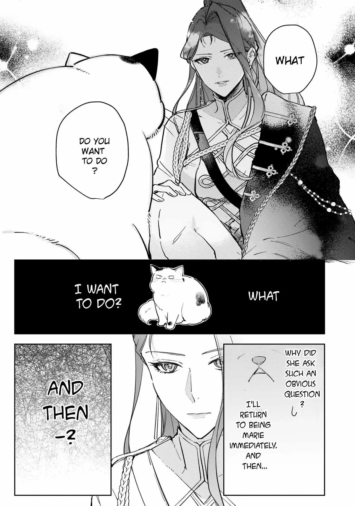 A Timid Lady was Turned into an Ugly Cat, but on the Verge of Fainting is  Picked up by the Most Fearsome Military Duke Chapter 8 page 25 - 