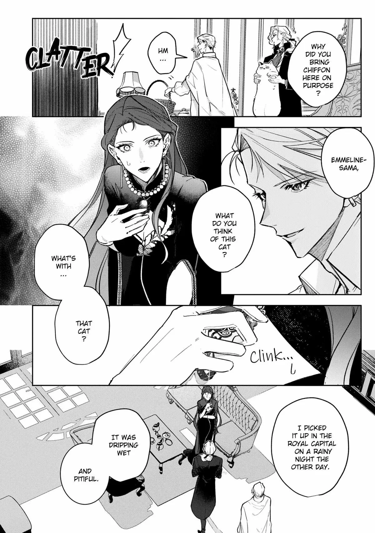 A Timid Lady was Turned into an Ugly Cat, but on the Verge of Fainting is  Picked up by the Most Fearsome Military Duke Chapter 8 page 4 - 