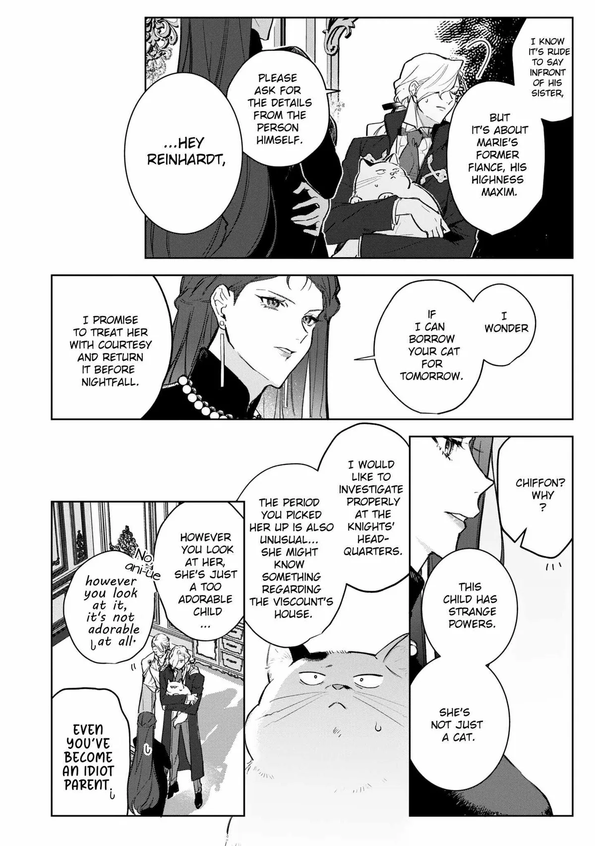 A Timid Lady was Turned into an Ugly Cat, but on the Verge of Fainting is  Picked up by the Most Fearsome Military Duke Chapter 8 page 10 - 