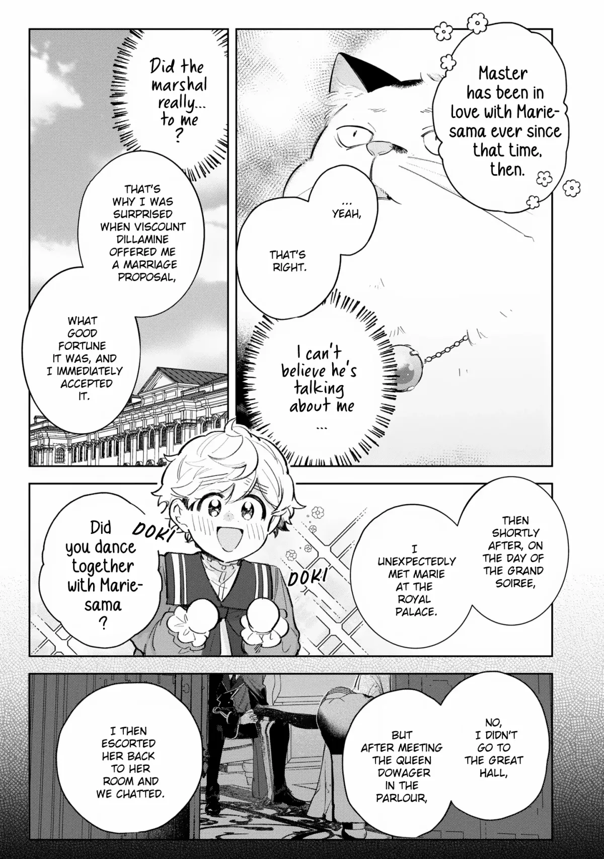 A Timid Lady was Turned into an Ugly Cat, but on the Verge of Fainting is  Picked up by the Most Fearsome Military Duke Chapter 9 page 13 - 