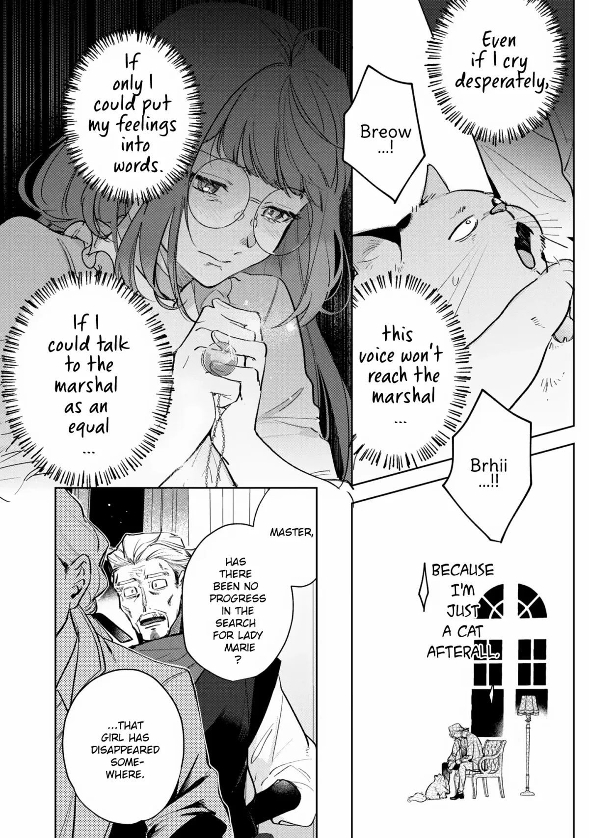 A Timid Lady was Turned into an Ugly Cat, but on the Verge of Fainting is  Picked up by the Most Fearsome Military Duke Chapter 9 page 8 - 