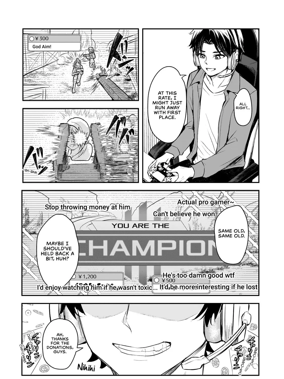 A Toxic 20-Year-Old Game Streamer Accidentally Reveals His Nice Personality Because He Forgot to End the Stream Chapter 1 page 5 - 