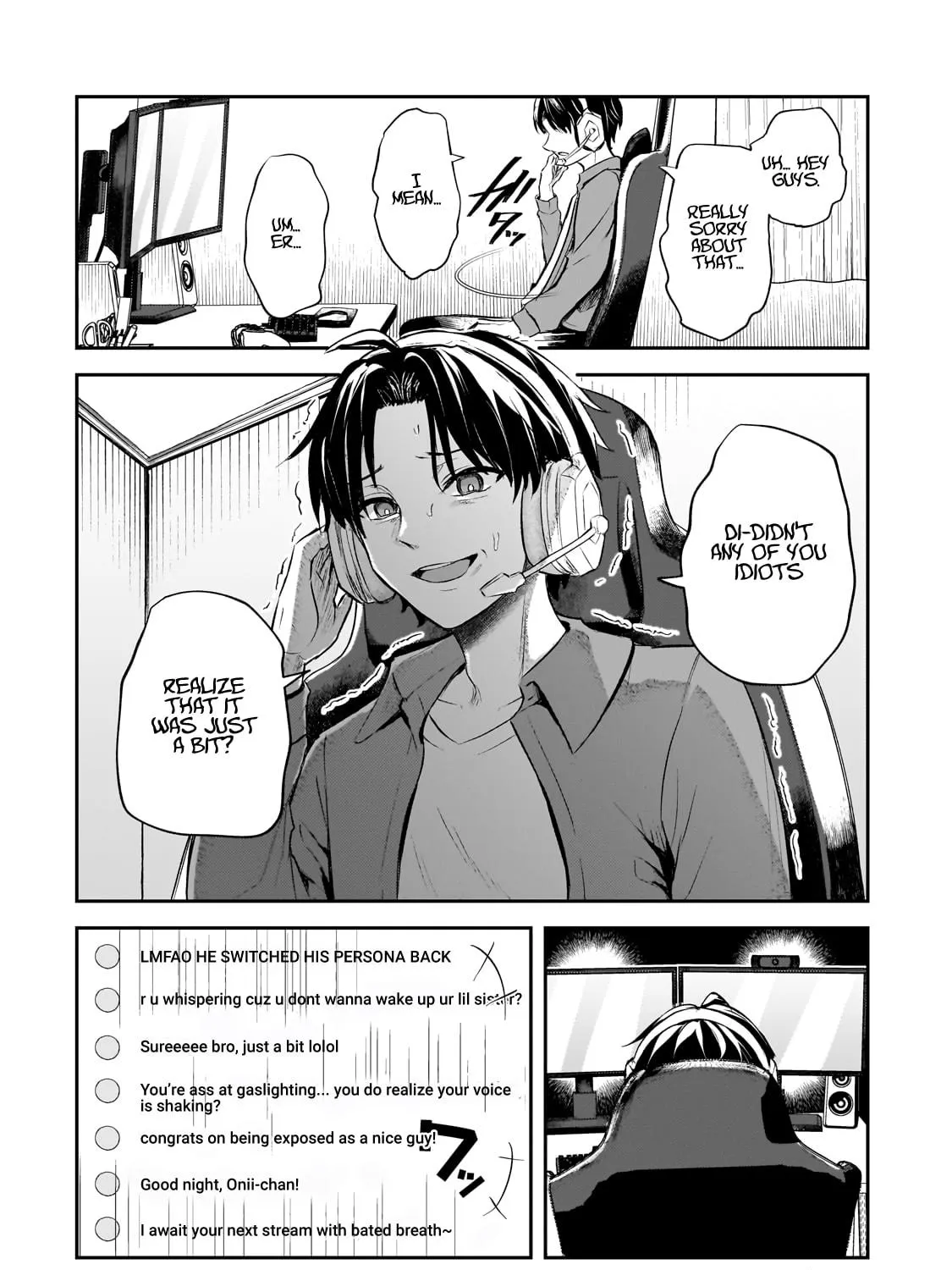 A Toxic 20-Year-Old Game Streamer Accidentally Reveals His Nice Personality Because He Forgot to End the Stream Chapter 1 page 41 - 