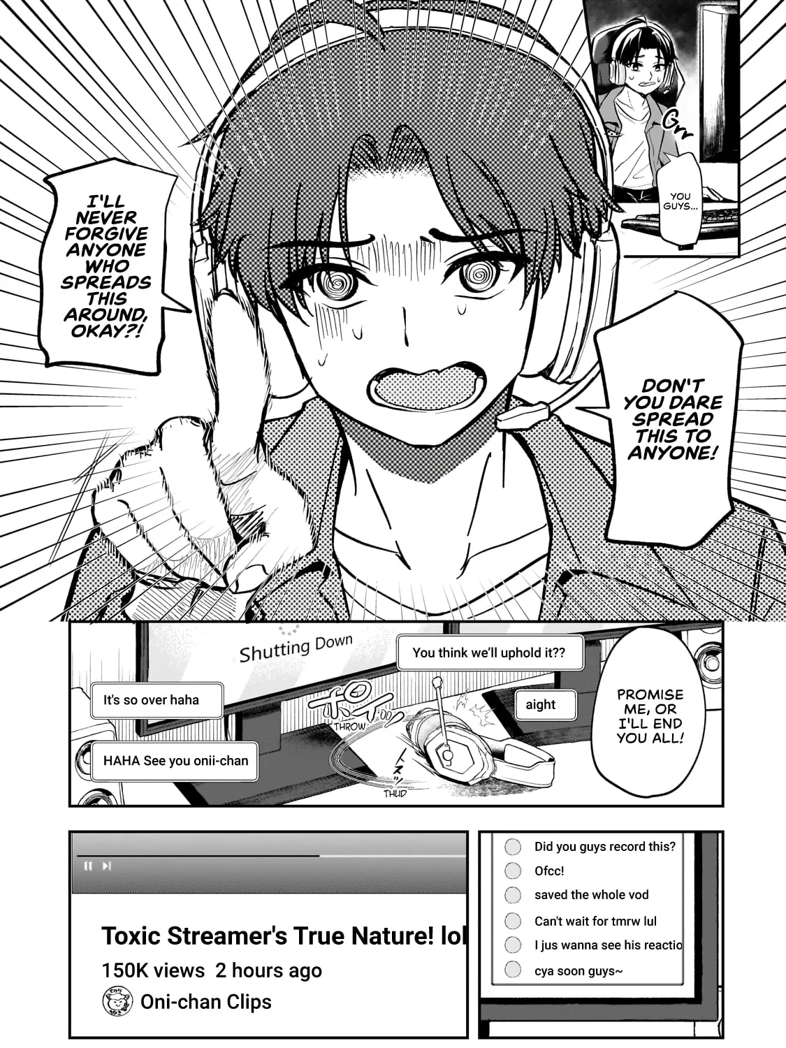 A Toxic 20-Year-Old Game Streamer Accidentally Reveals His Nice Personality Because He Forgot to End the Stream Chapter 1 page 43 - 