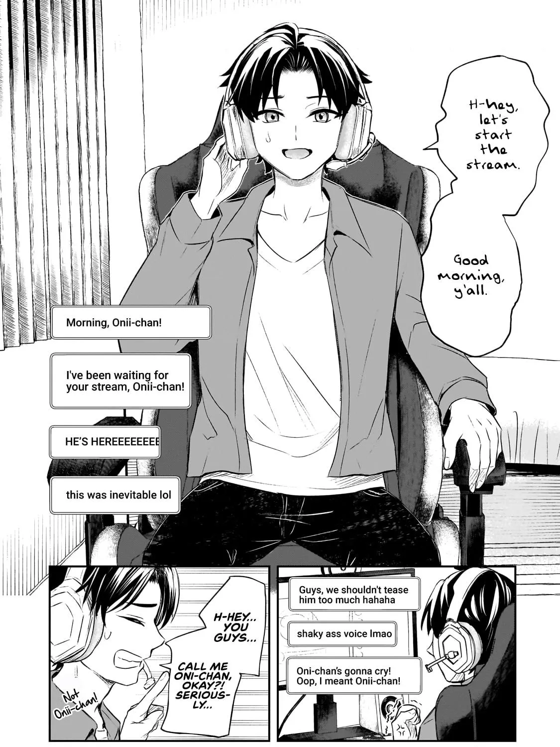 A Toxic 20-Year-Old Game Streamer Accidentally Reveals His Nice Personality Because He Forgot to End the Stream Chapter 1 page 59 - 