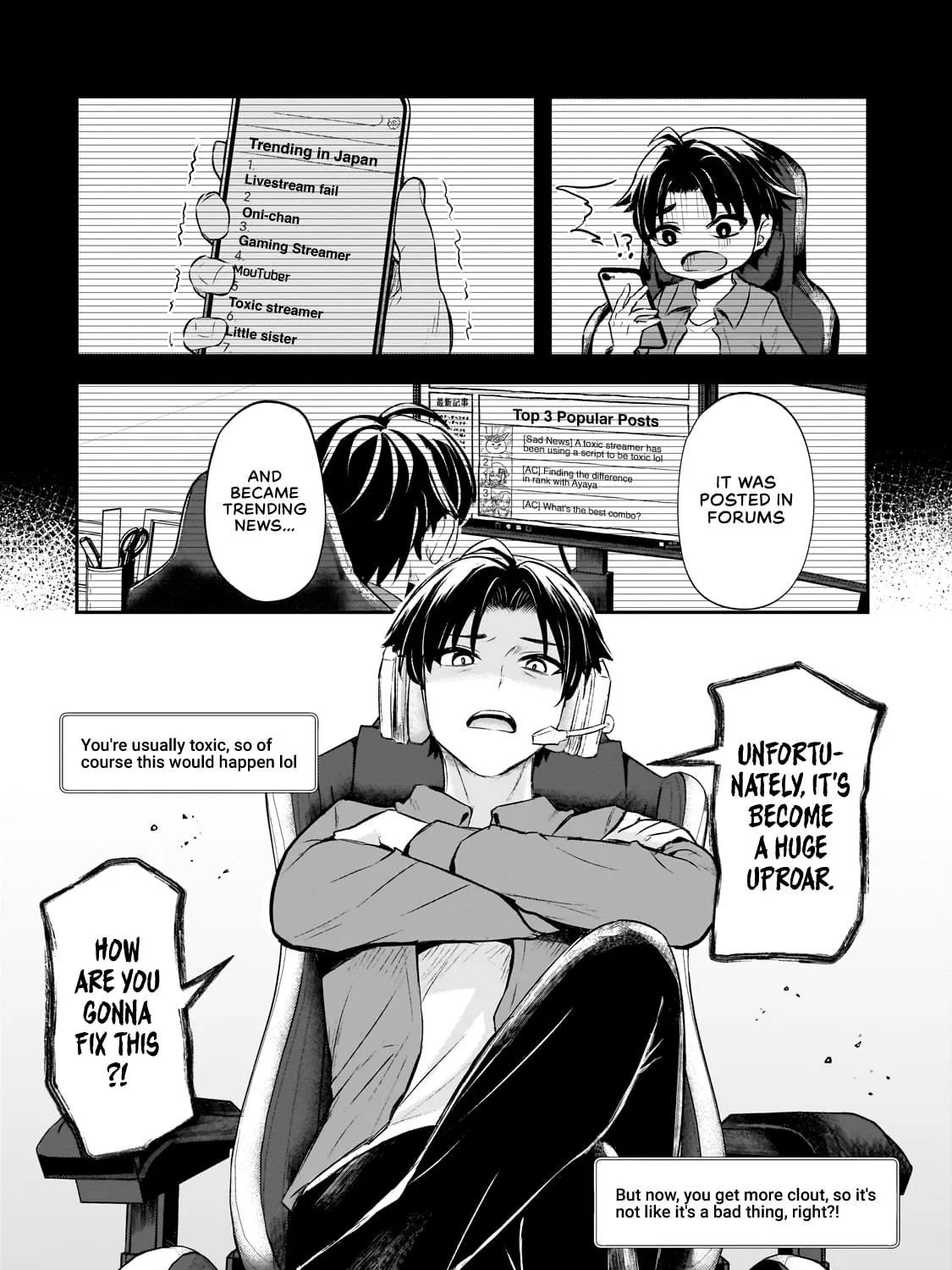 A Toxic 20-Year-Old Game Streamer Accidentally Reveals His Nice Personality Because He Forgot to End the Stream Chapter 1 page 65 - 