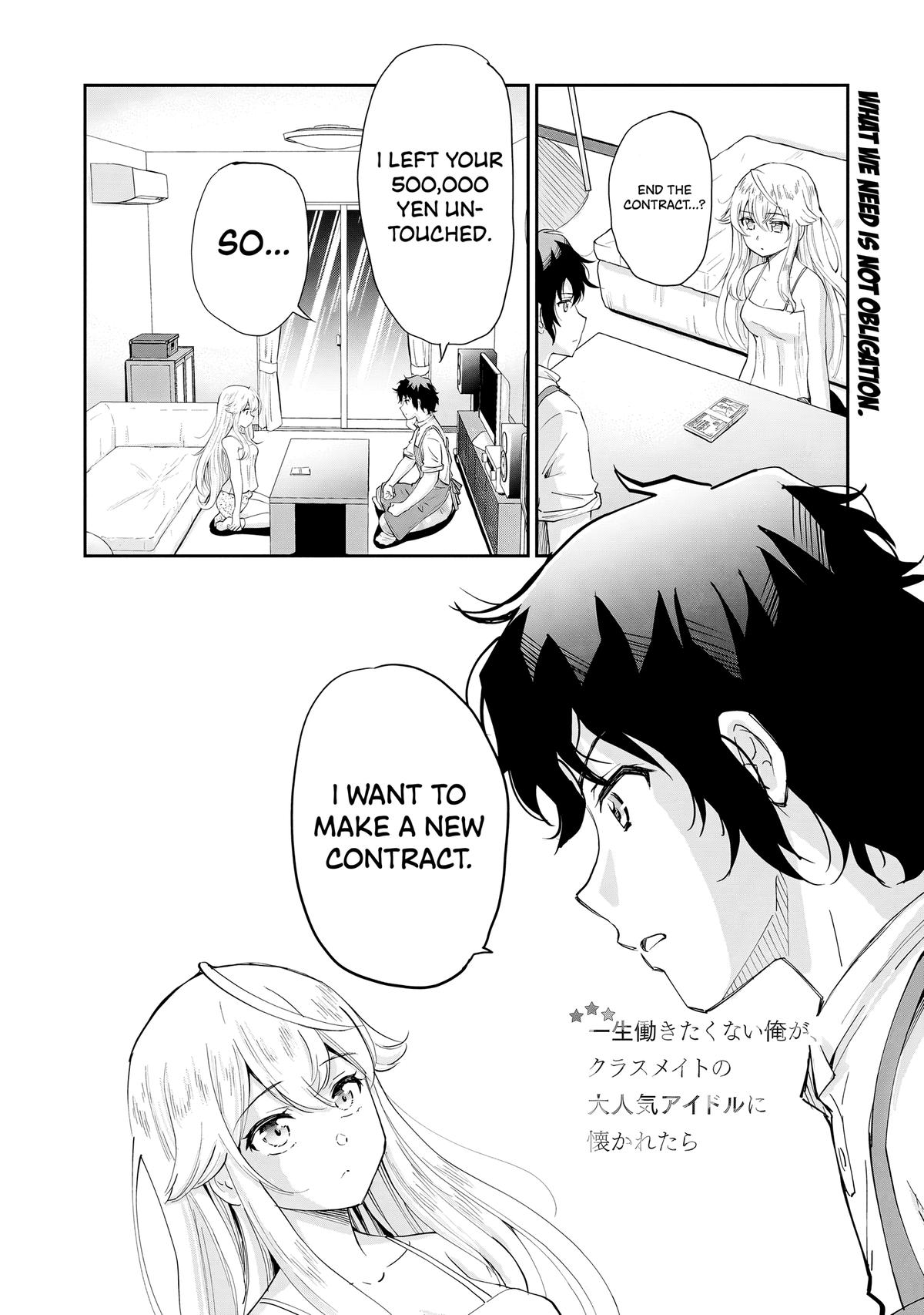 A Very Popular Idol Classmate has Taken a Liking to Me, a Person Who doesn’t Want to Work for my Whole Life Chapter 10 page 2 - 