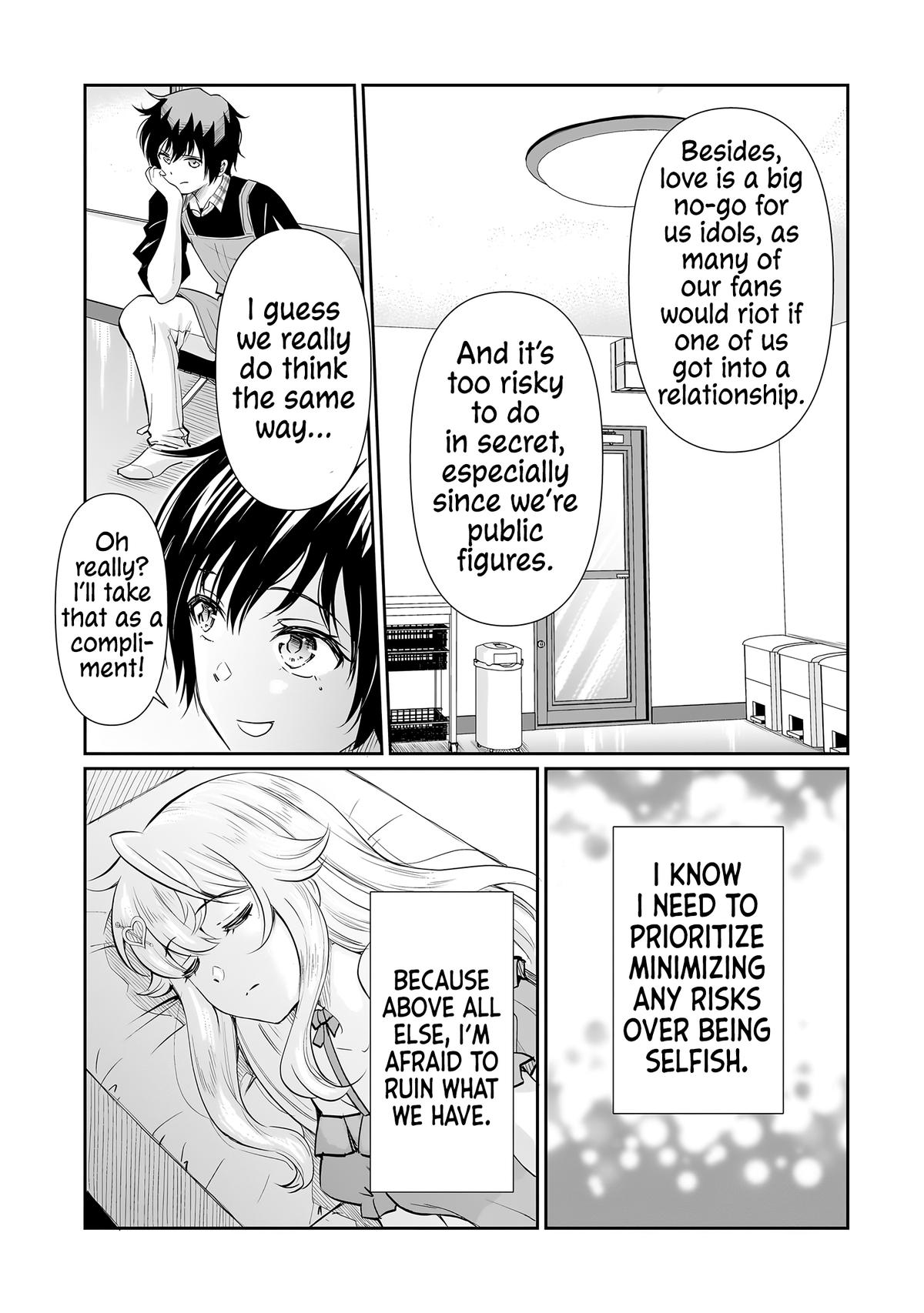 A Very Popular Idol Classmate has Taken a Liking to Me, a Person Who doesn’t Want to Work for my Whole Life Chapter 16 page 8 - 