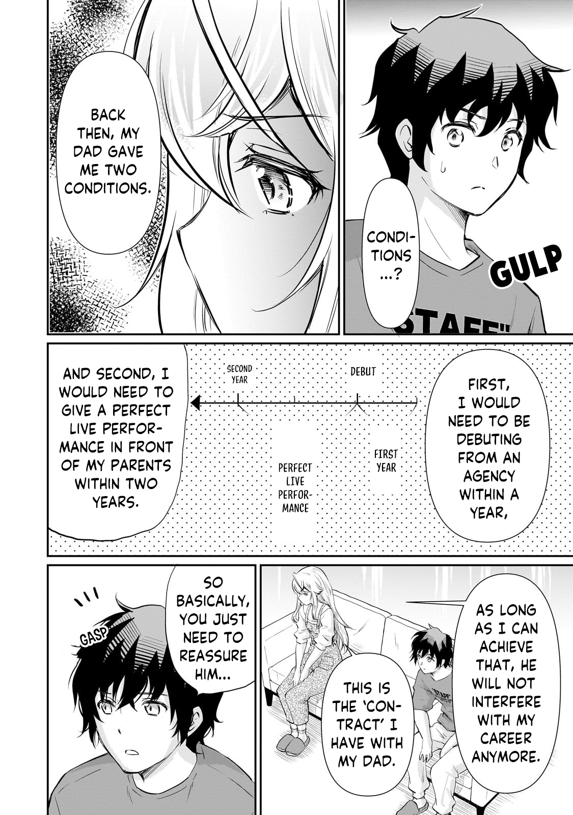 A Very Popular Idol Classmate has Taken a Liking to Me, a Person Who doesn’t Want to Work for my Whole Life Chapter 23 page 19 - 